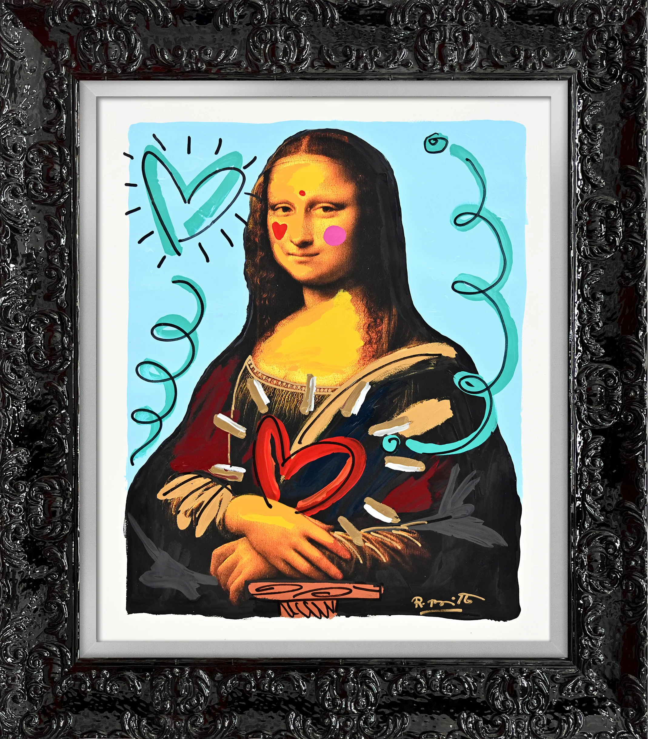 Mona Love - Mixed Media Original - Image 7