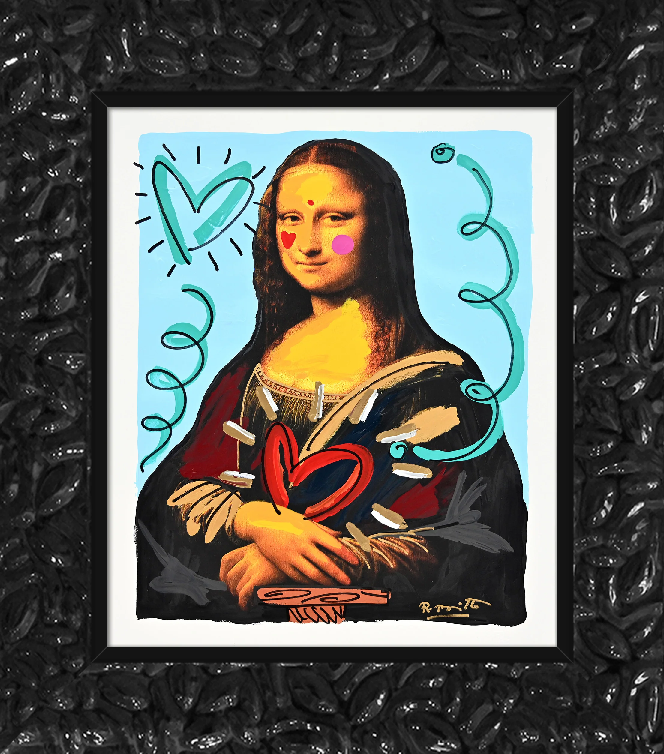 Mona Love - Mixed Media Original - Image 8