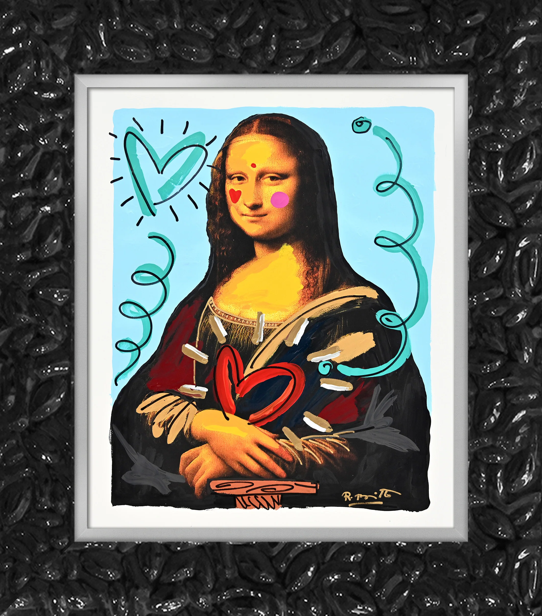 Mona Love - Mixed Media Original - Image 9