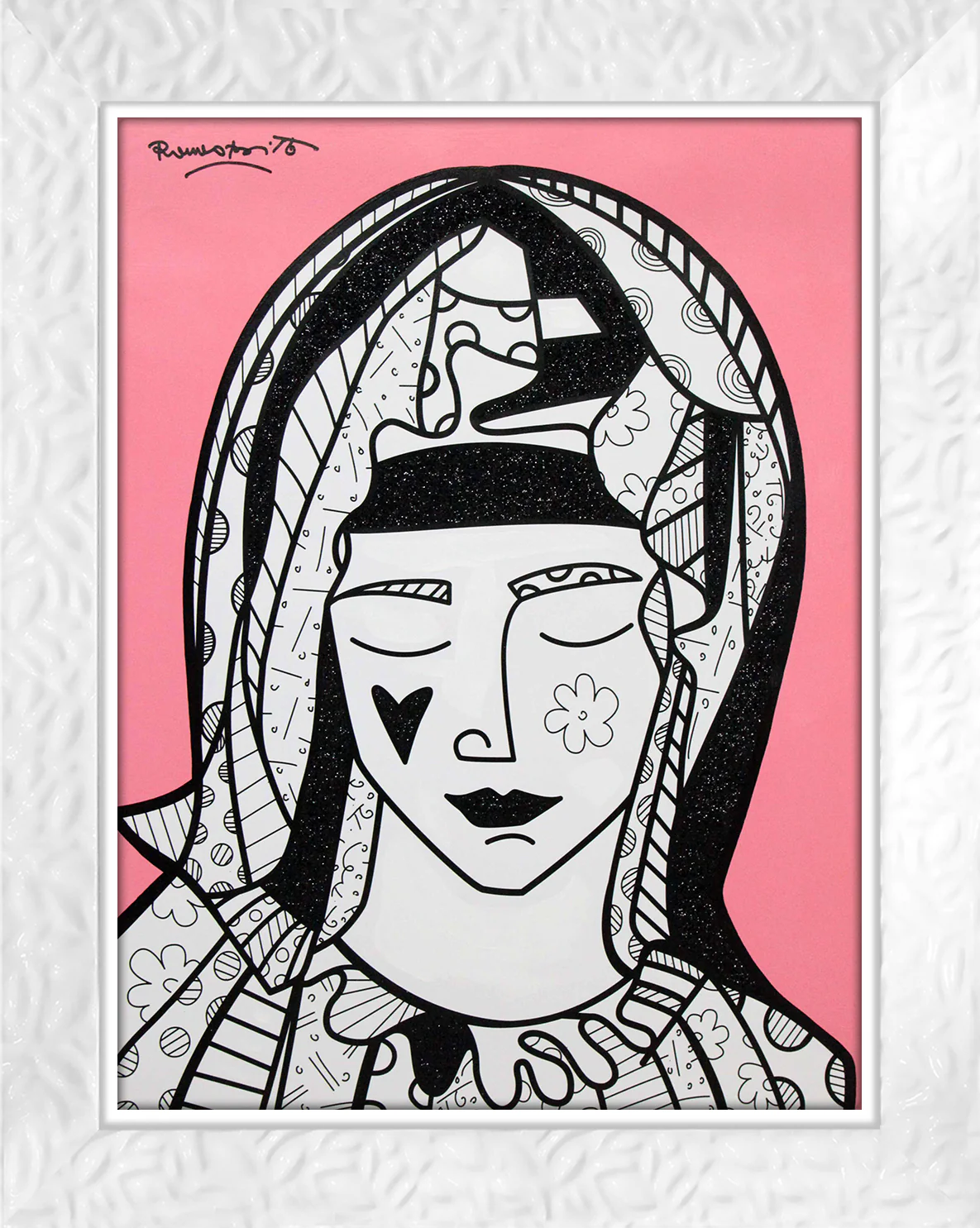 Mother In Pink - Mixed Media Original - Image 17