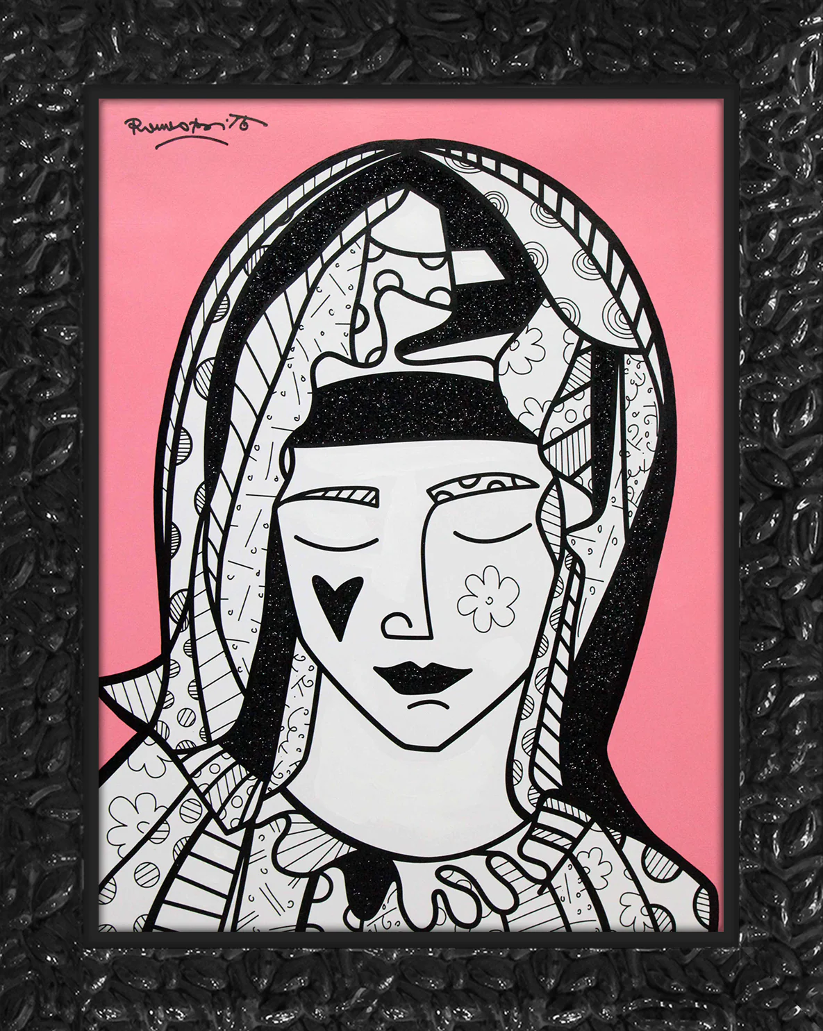 Mother In Pink - Mixed Media Original - Image 6