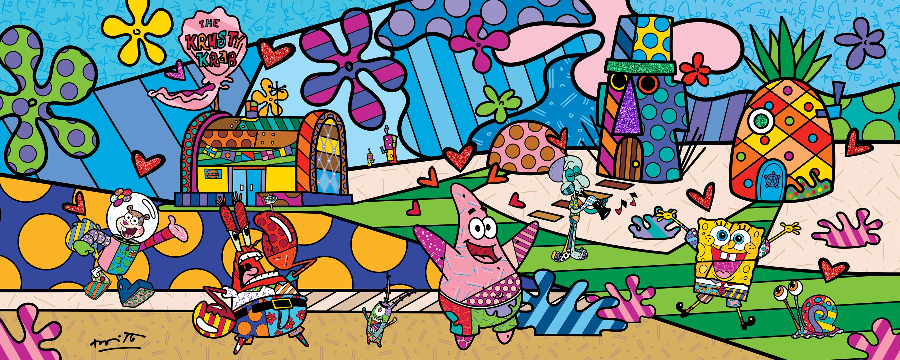 My Ocean - Spongebob By Britto - Limited Edition Print
