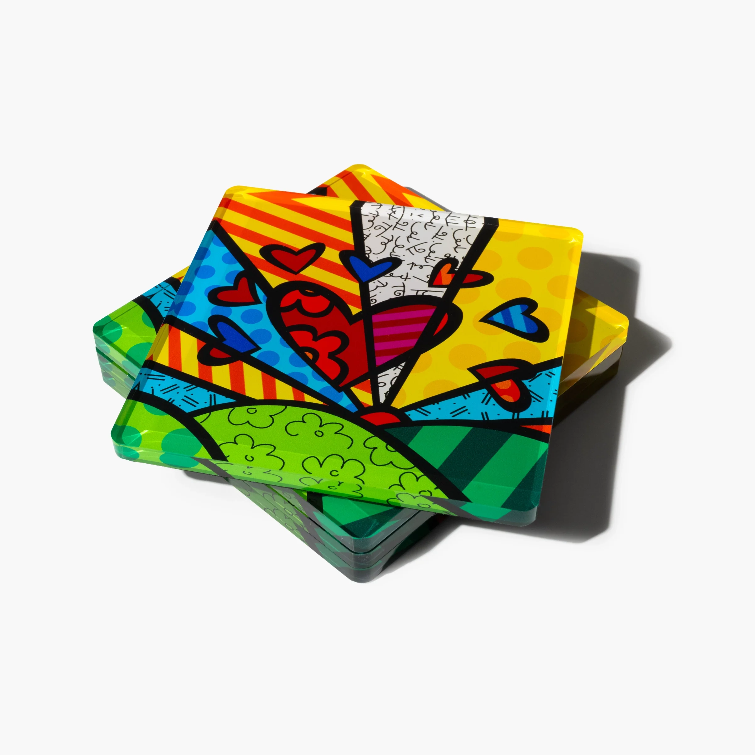 New Day Britto Squared Coasters - Image 4