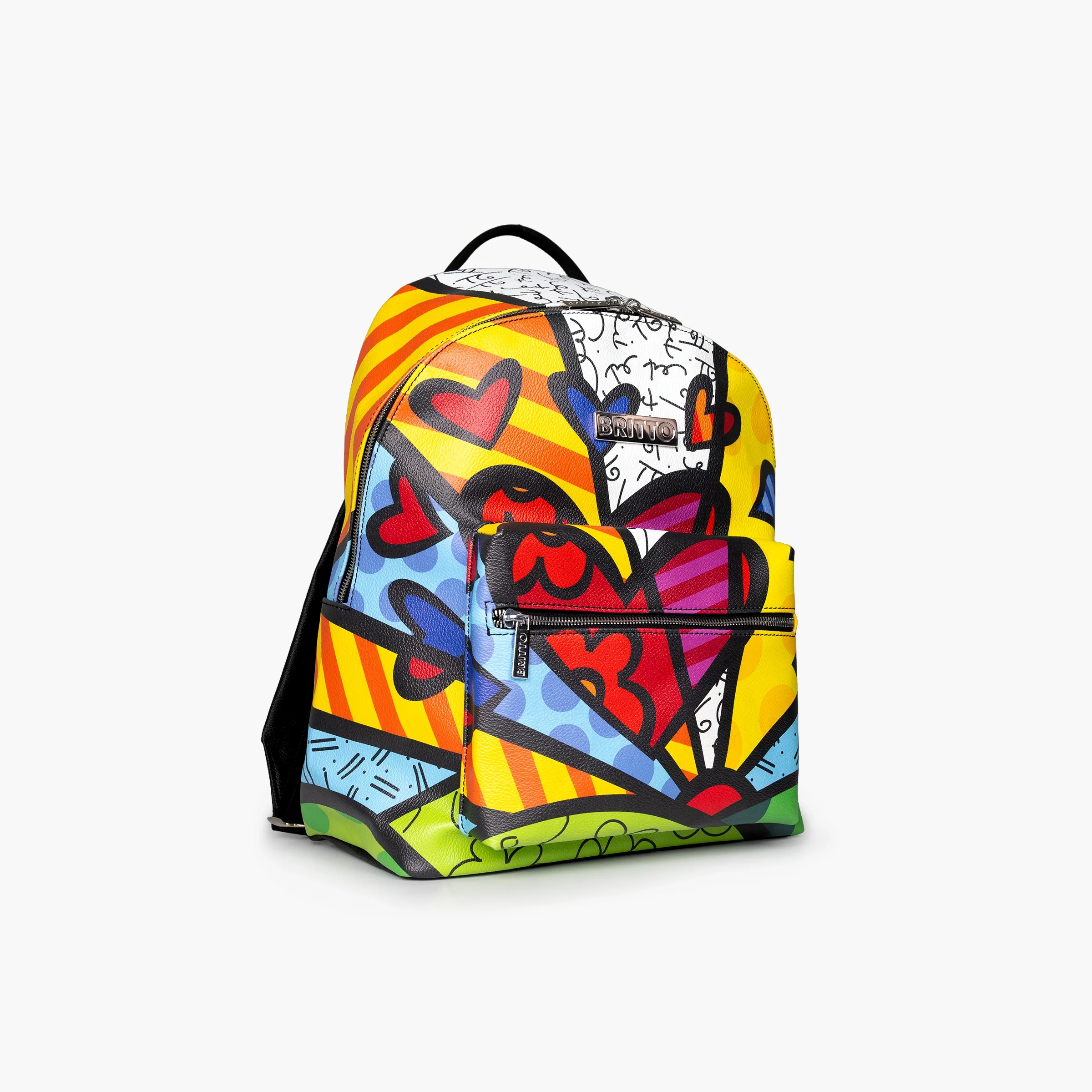 New Day Britto Eco Leather Large Backpack - Image 3
