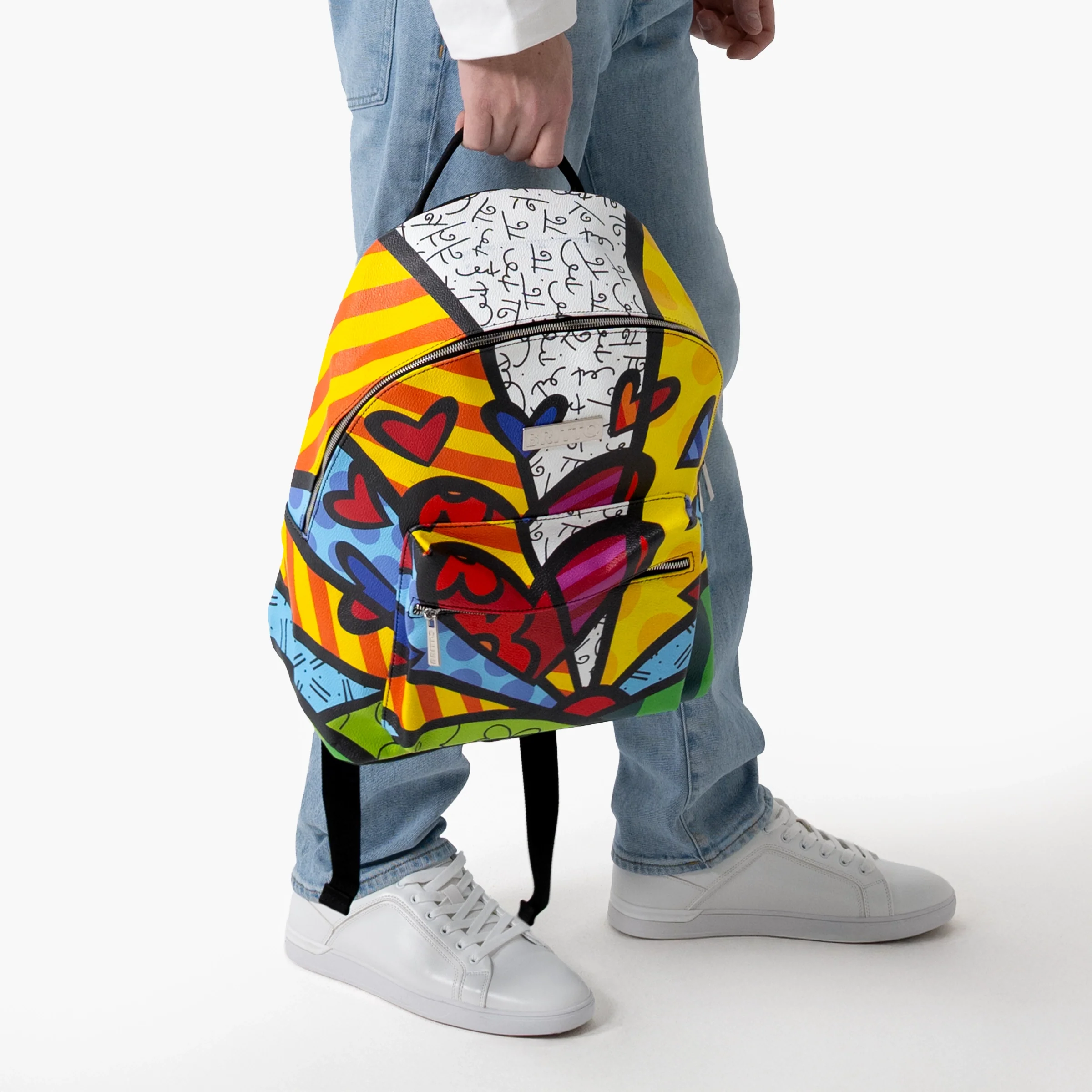 New Day Britto Eco Leather Large Backpack - Image 5