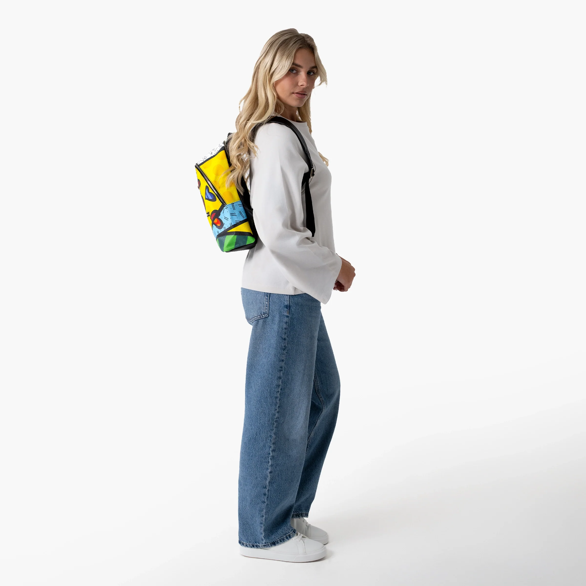 New Day Britto Eco Leather Small Backpack - Image 6
