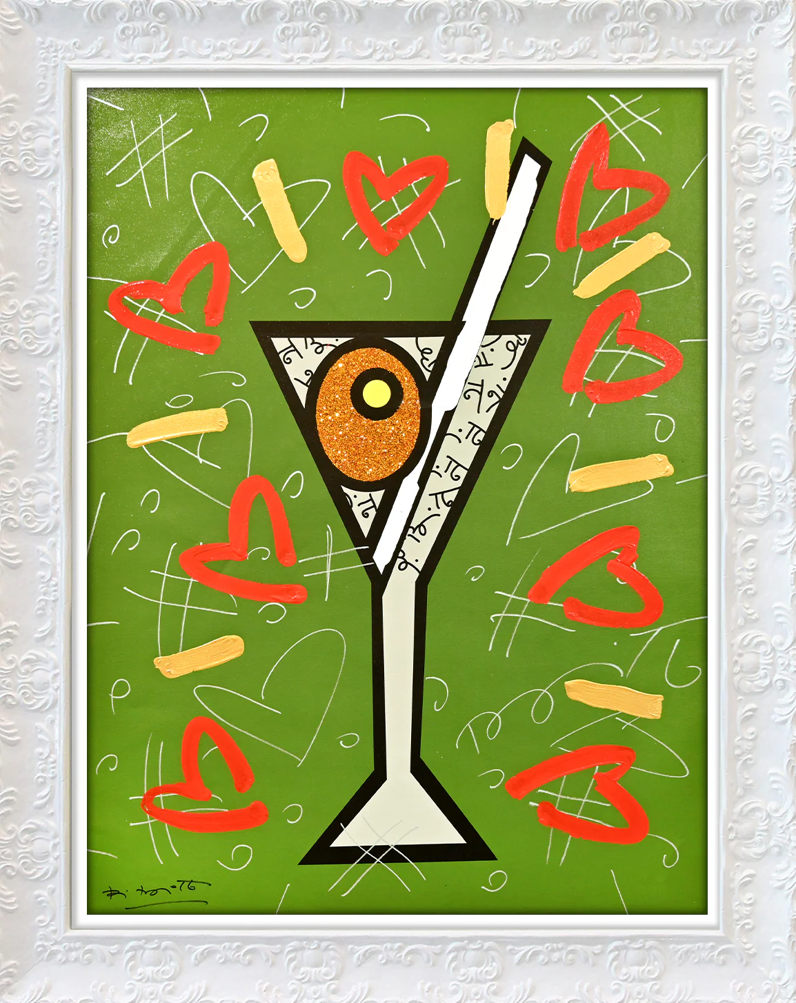 Olive Martini - Mixed Media Original - Image 14