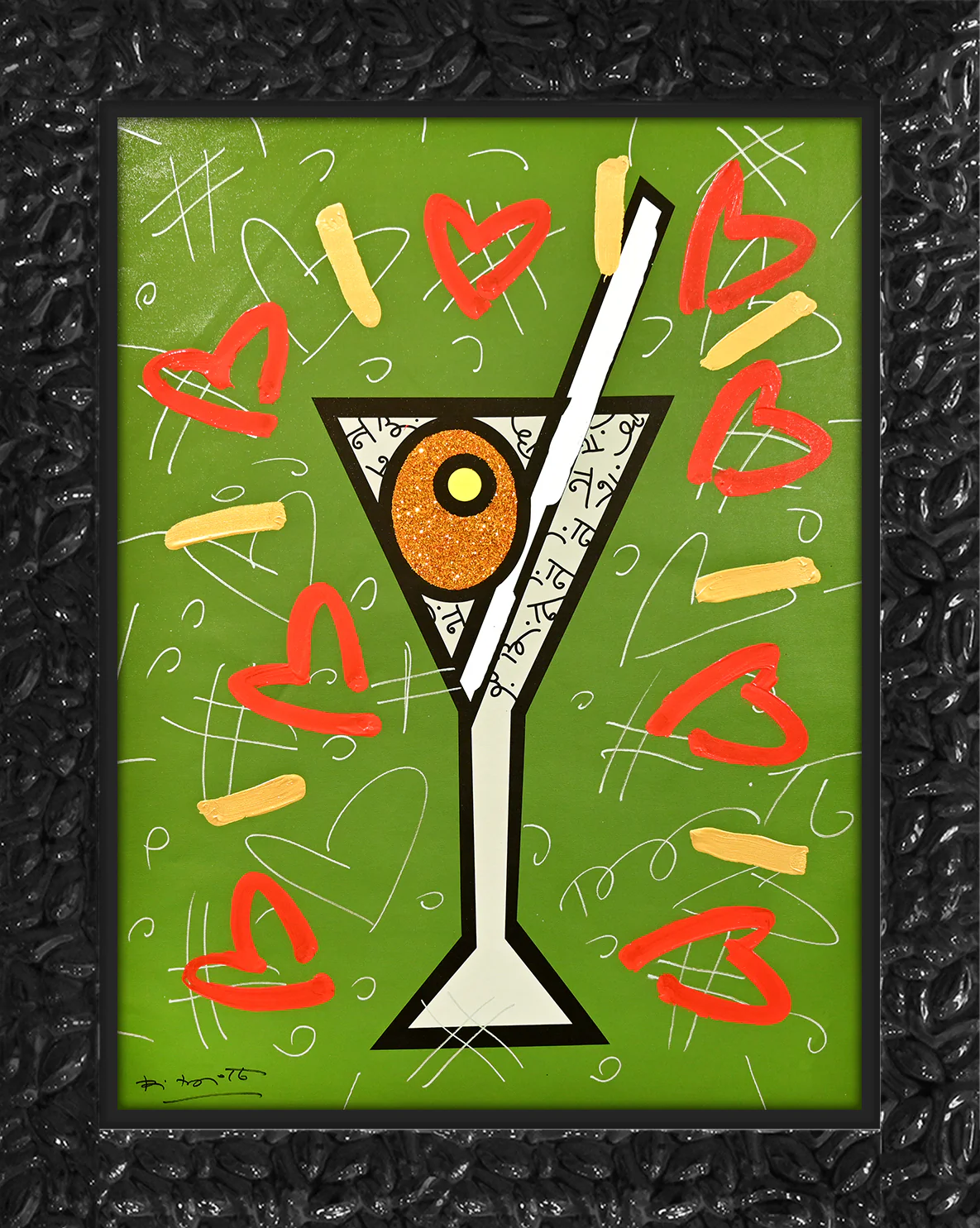 Olive Martini - Mixed Media Original - Image 6