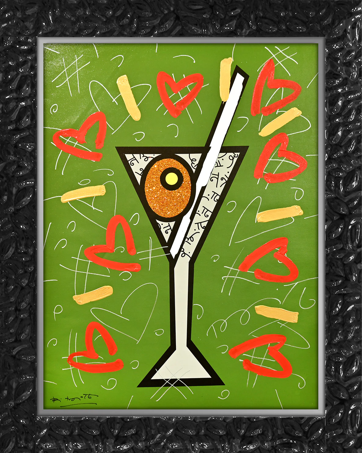 Olive Martini - Mixed Media Original - Image 7