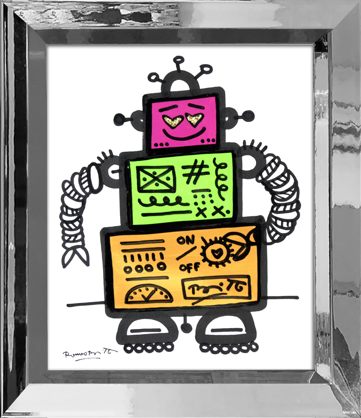ON AND OFF - Original Drawing - Image 2