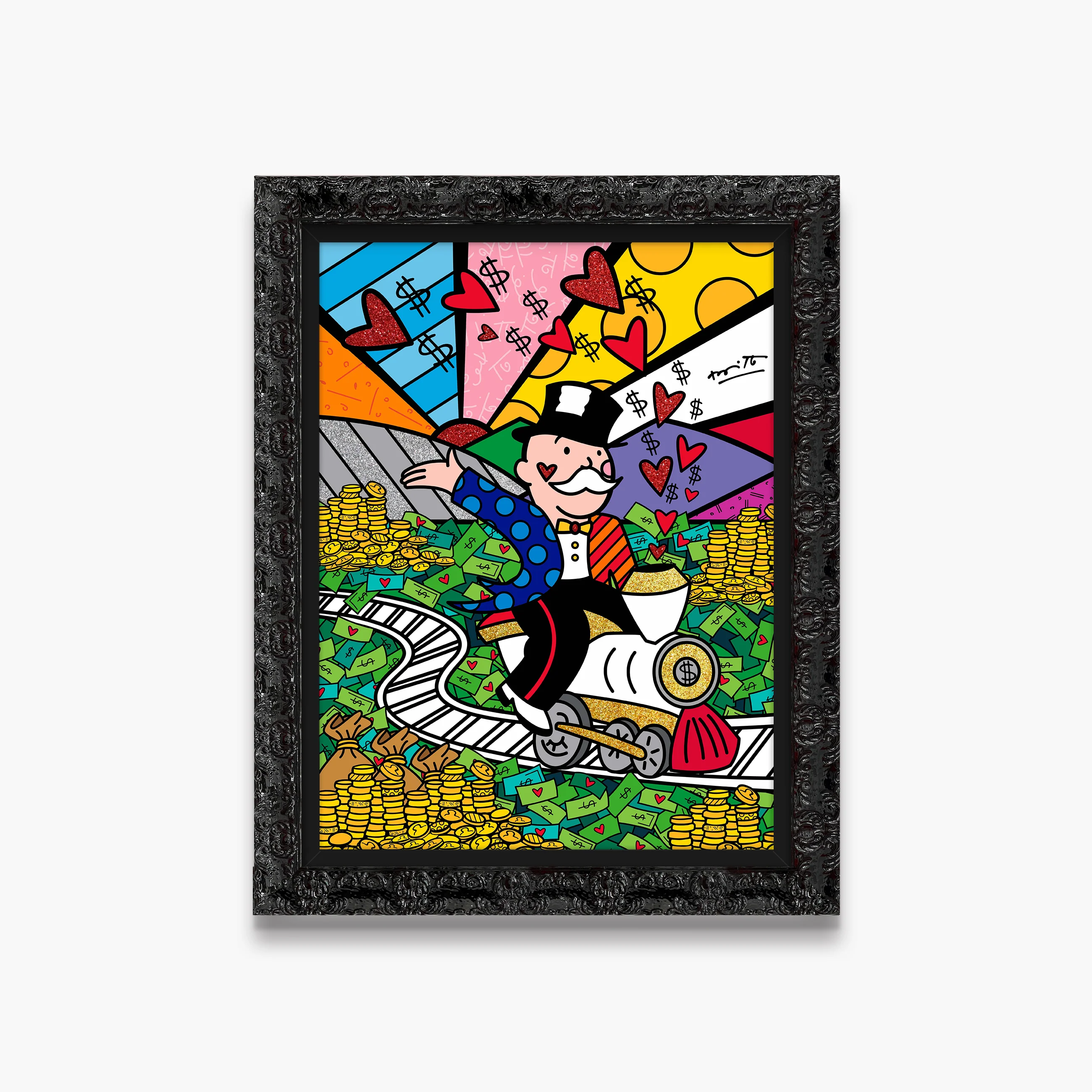 On The Right Track (Monopoly By Britto) - Limited Edition Print - Image 10