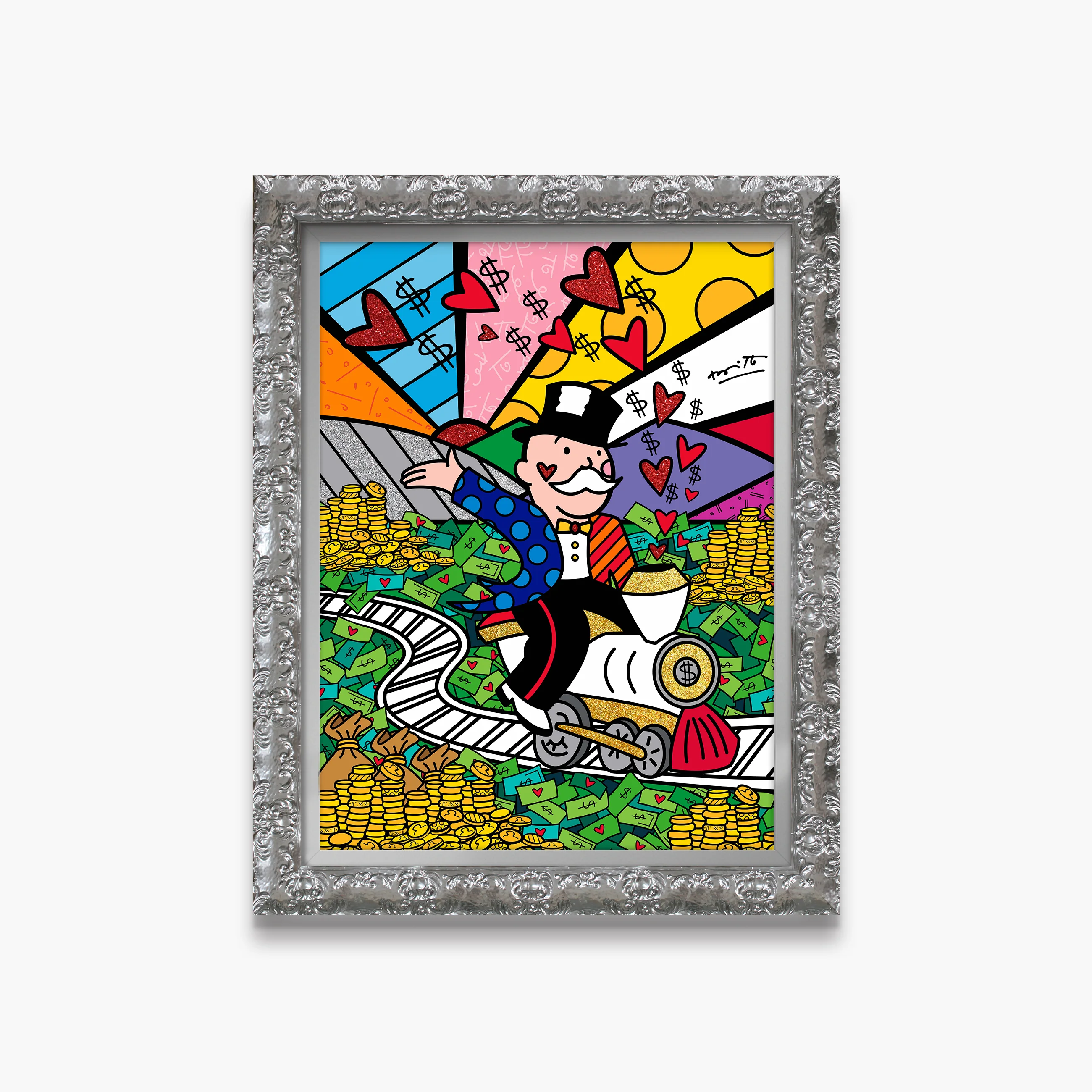 On The Right Track (Monopoly By Britto) - Limited Edition Print - Image 12