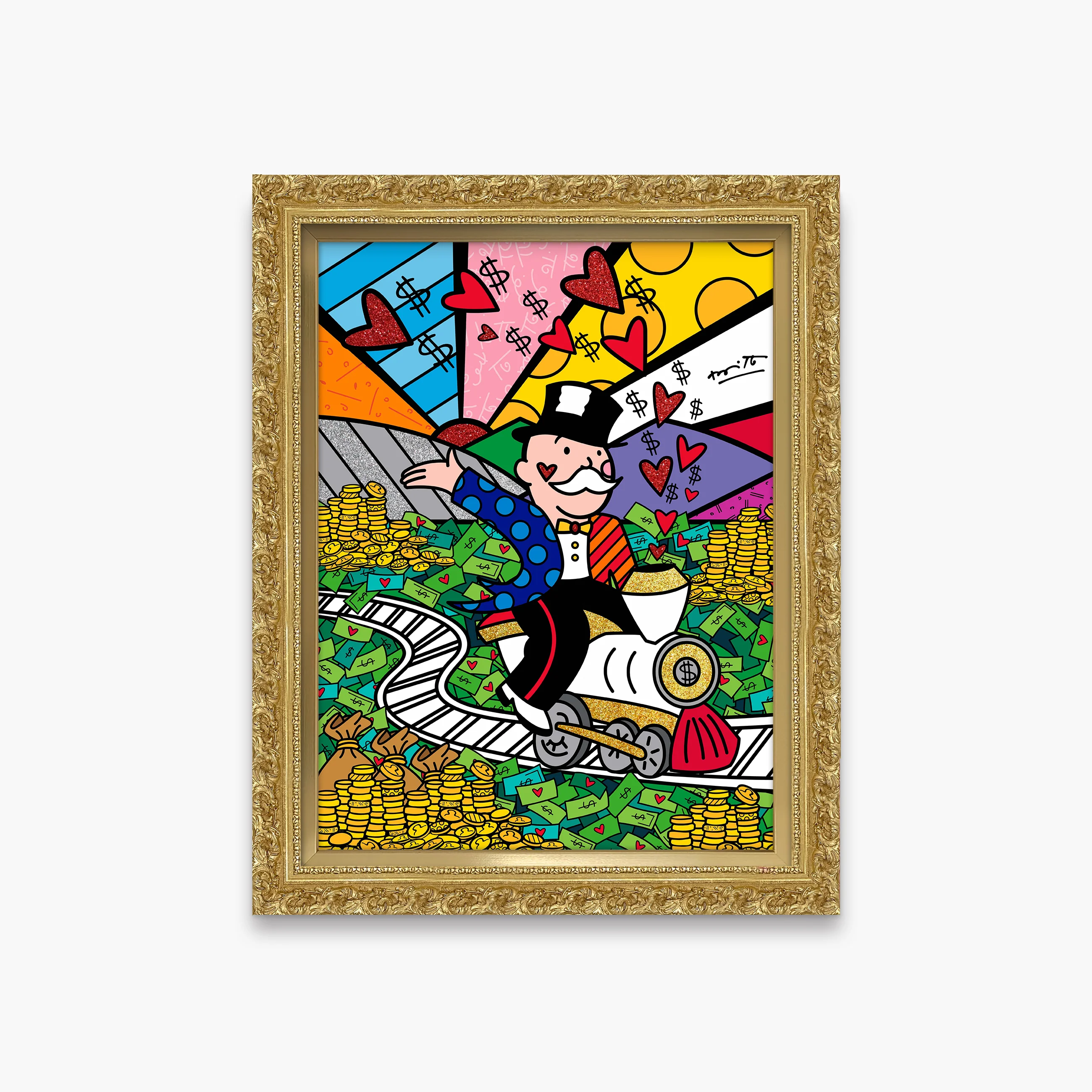 On The Right Track (Monopoly By Britto) - Limited Edition Print - Image 16