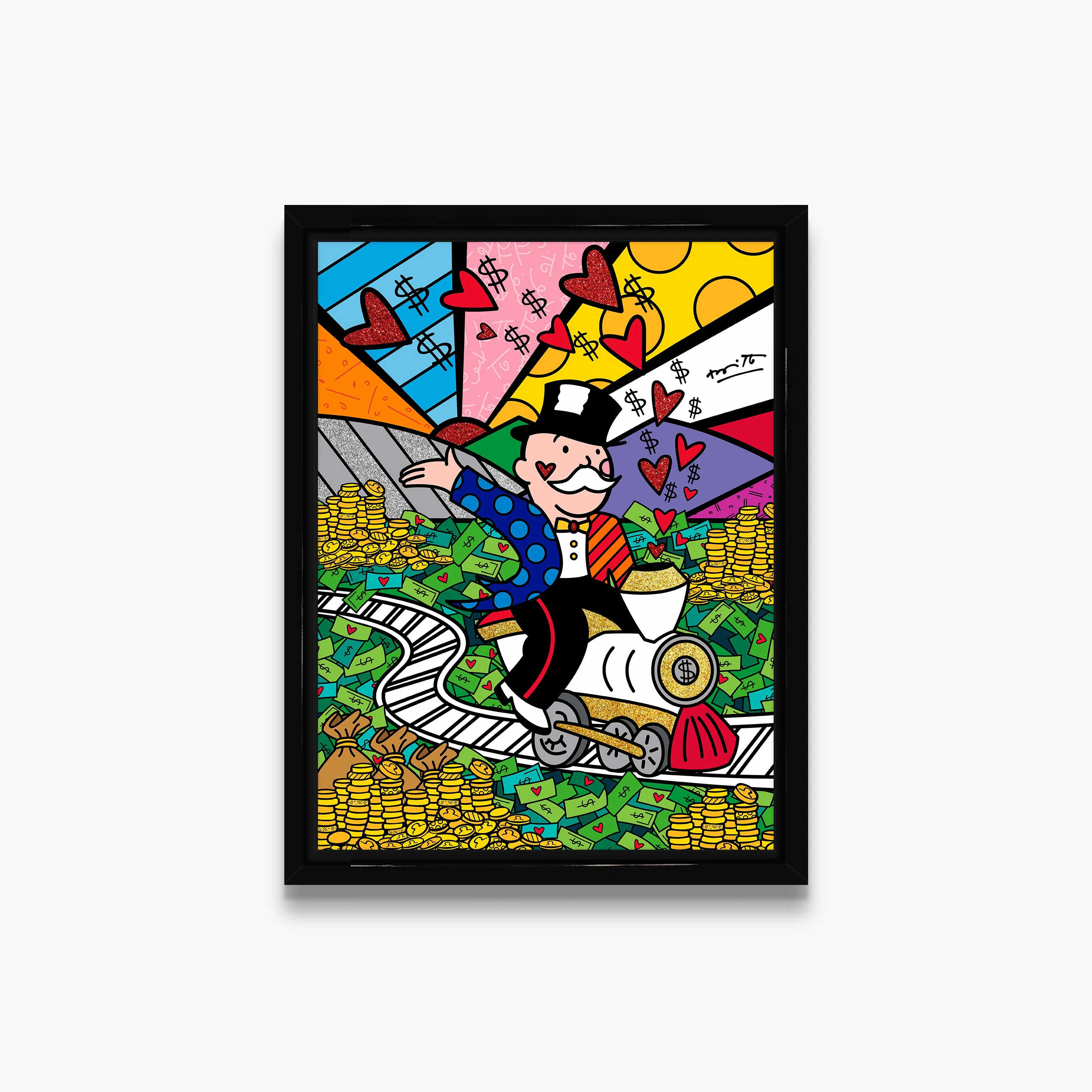 On The Right Track (Monopoly By Britto) - Limited Edition Print - Image 17