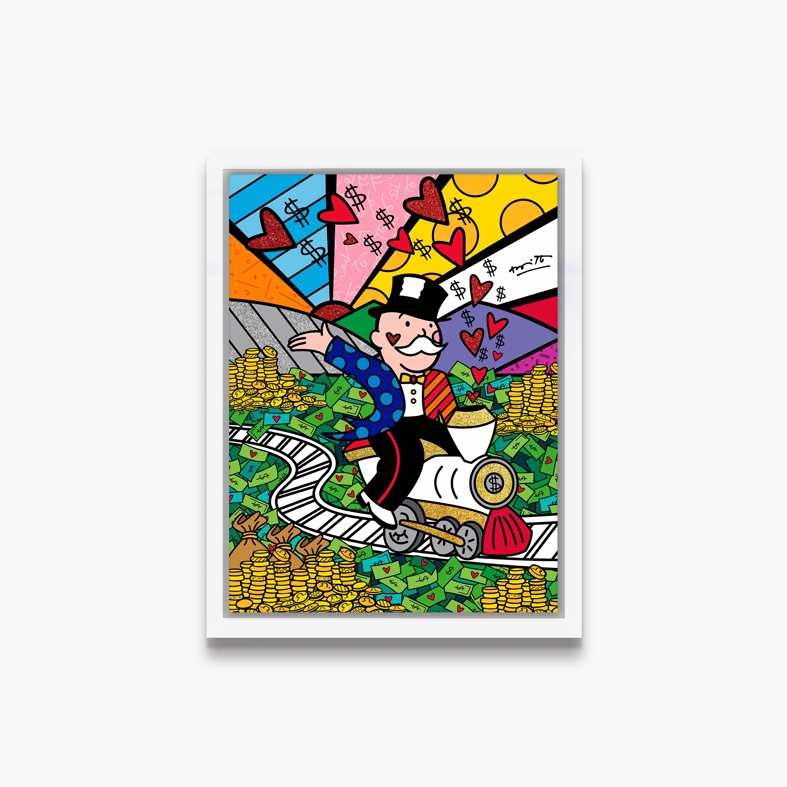 On The Right Track (Monopoly By Britto) - Limited Edition Print - Image 18