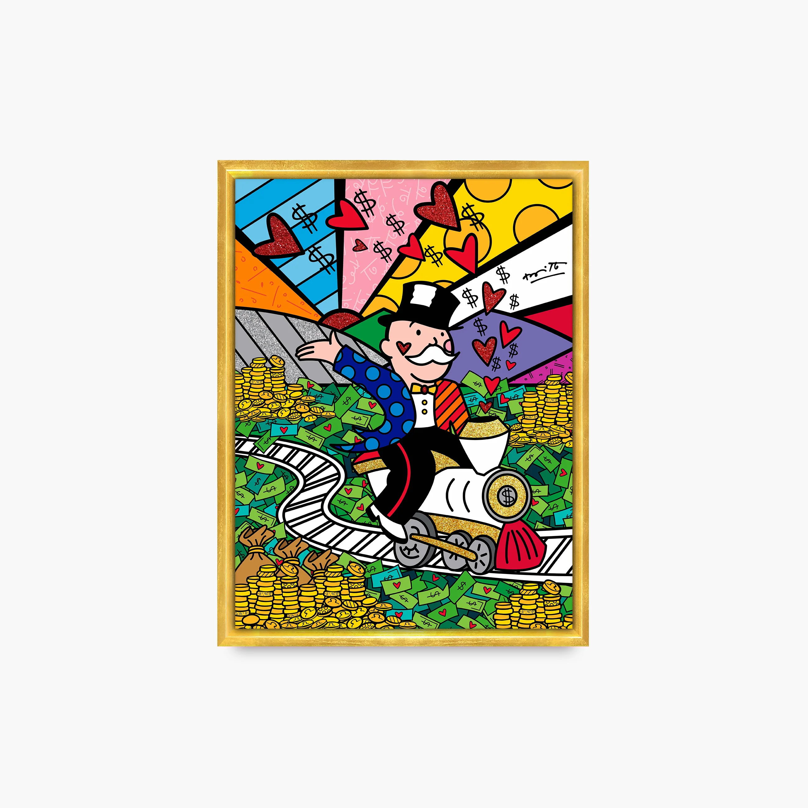 On The Right Track (Monopoly By Britto) - Limited Edition Print - Image 19