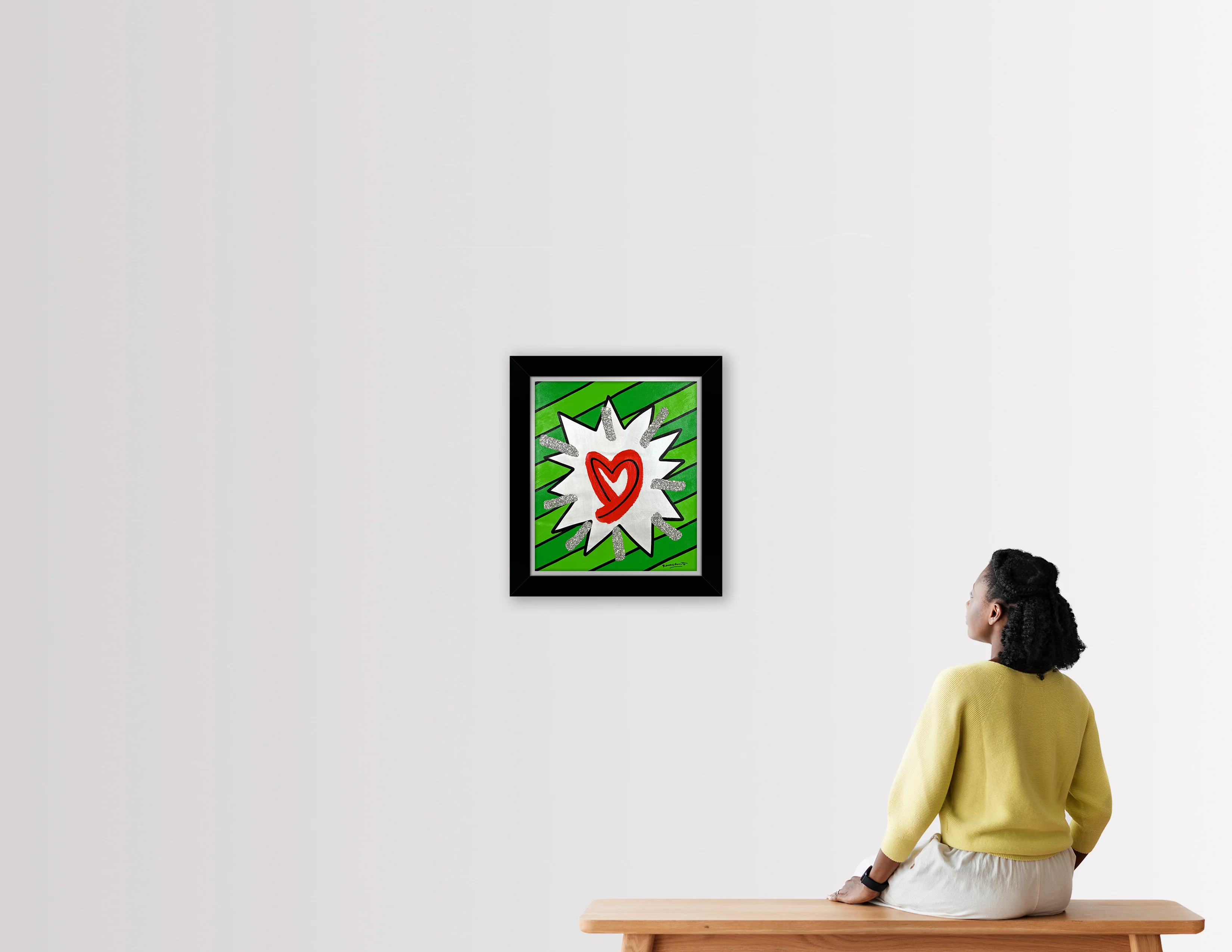 ONLY LOVE - Original Painting - Image 3
