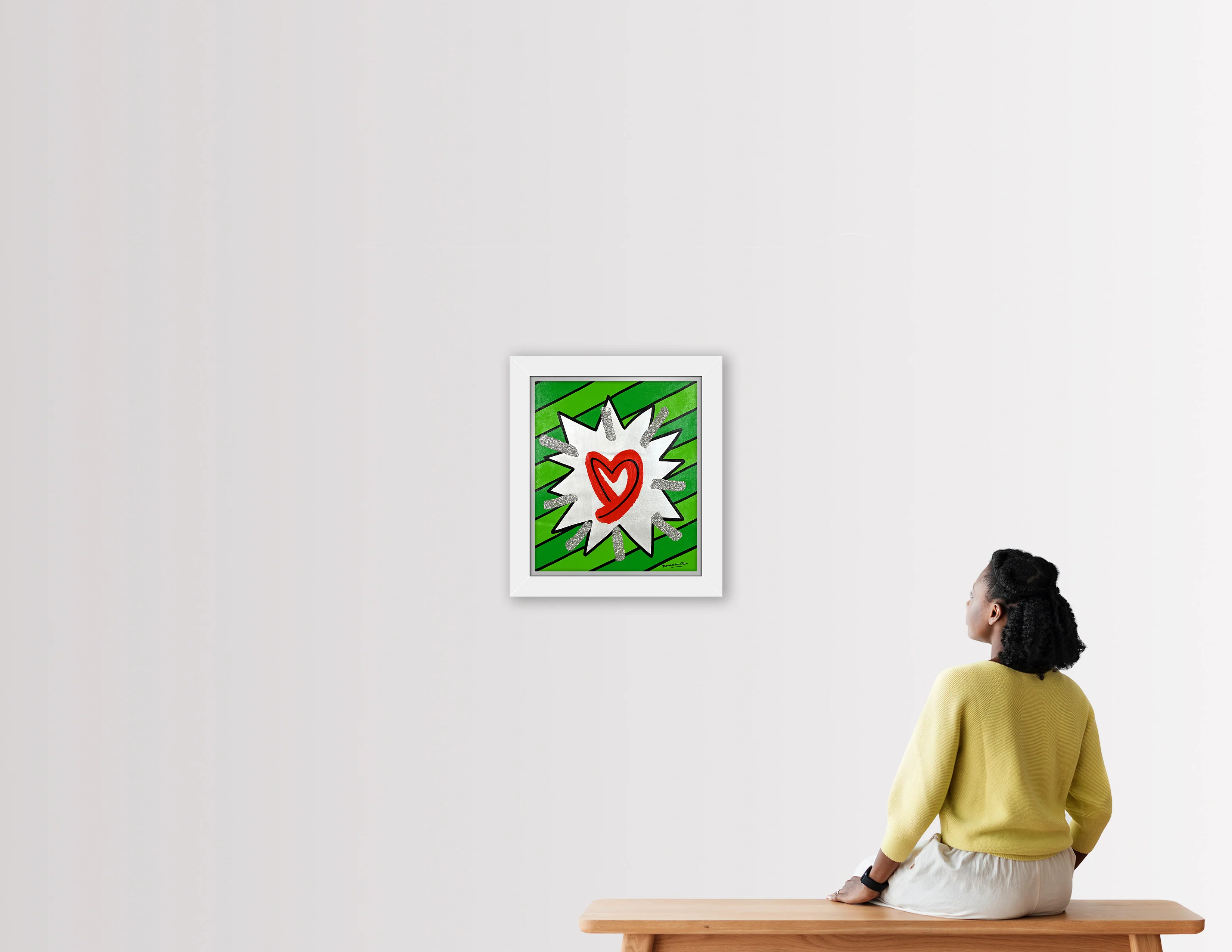 ONLY LOVE - Original Painting - Image 4