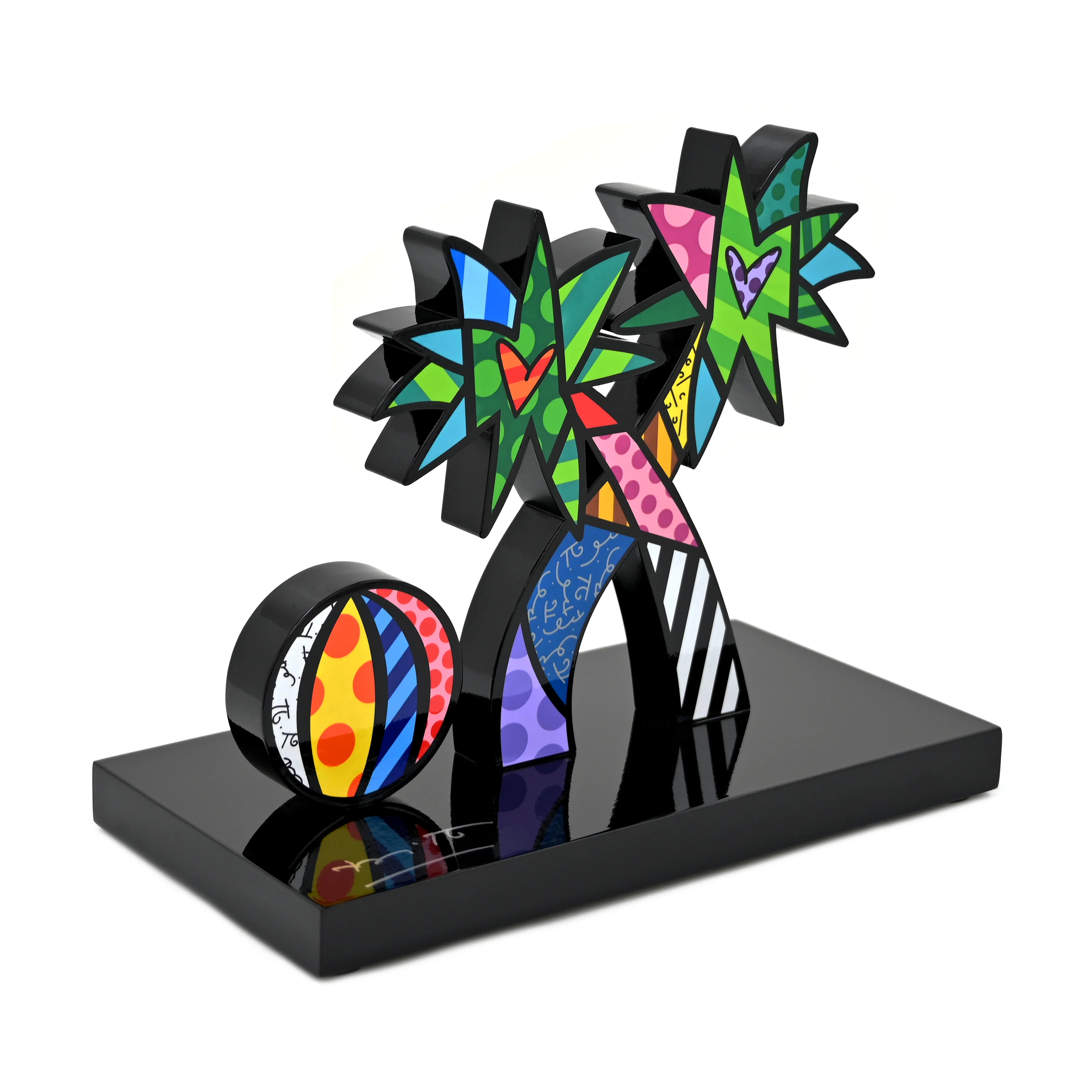 Palm Tree (Black Base) - Limited Edition Sculpture - Image 2