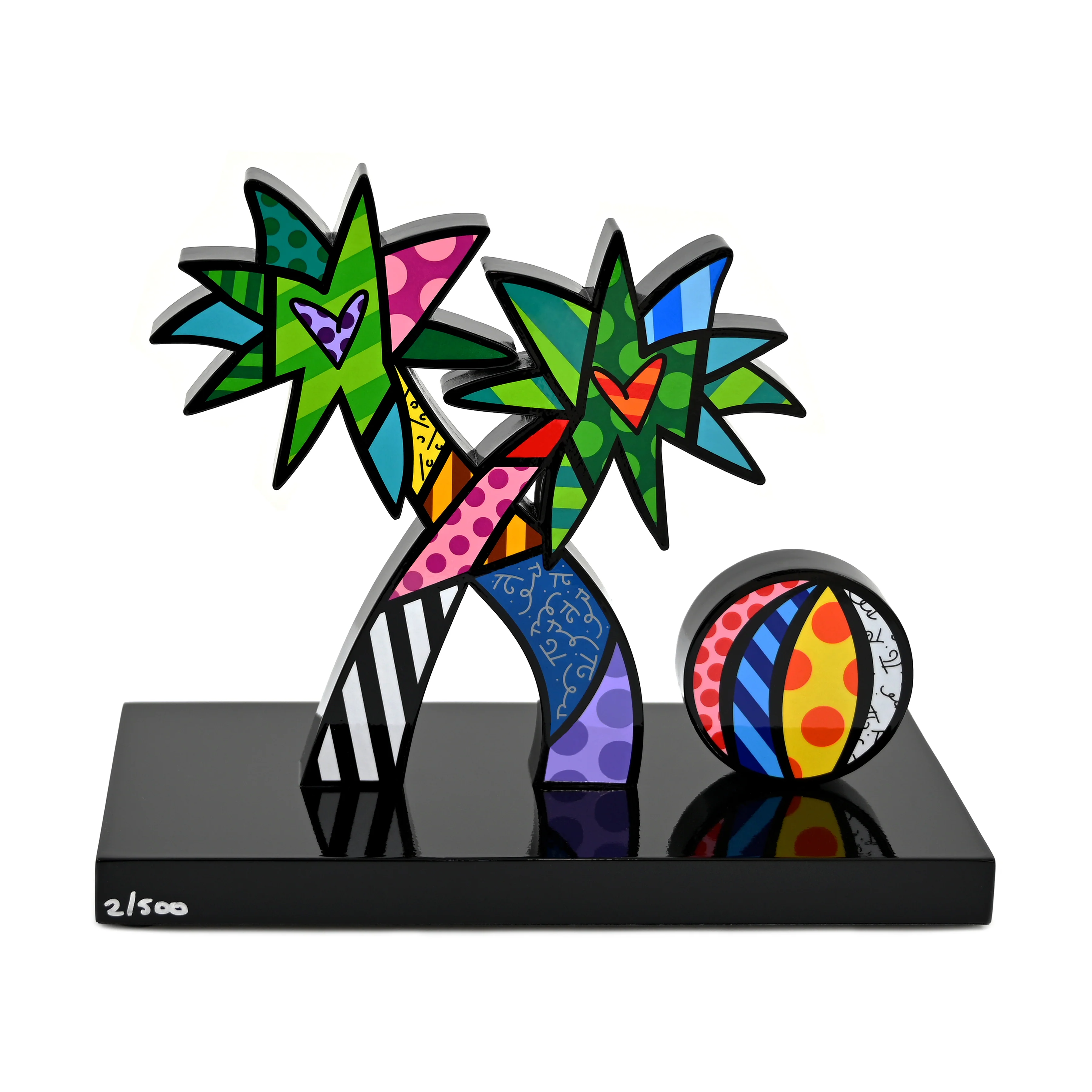 Palm Tree (Black Base) - Limited Edition Sculpture - Image 3