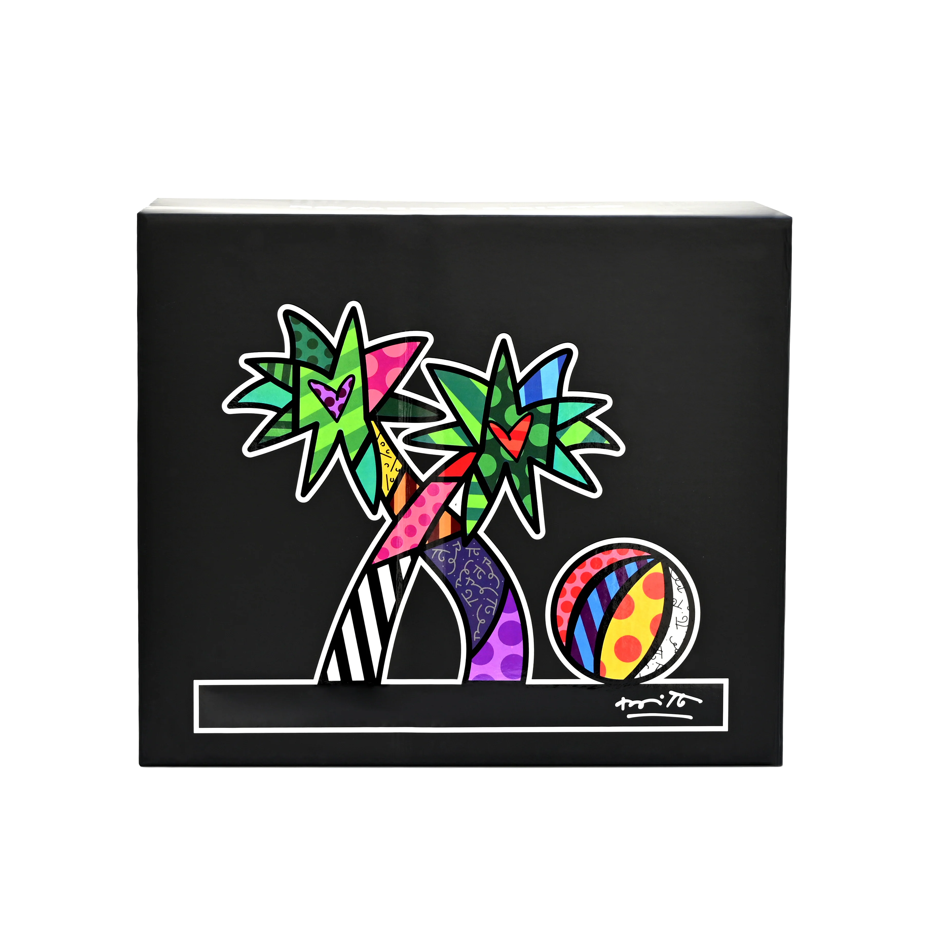 Palm Tree (Black Base) - Limited Edition Sculpture - Image 4