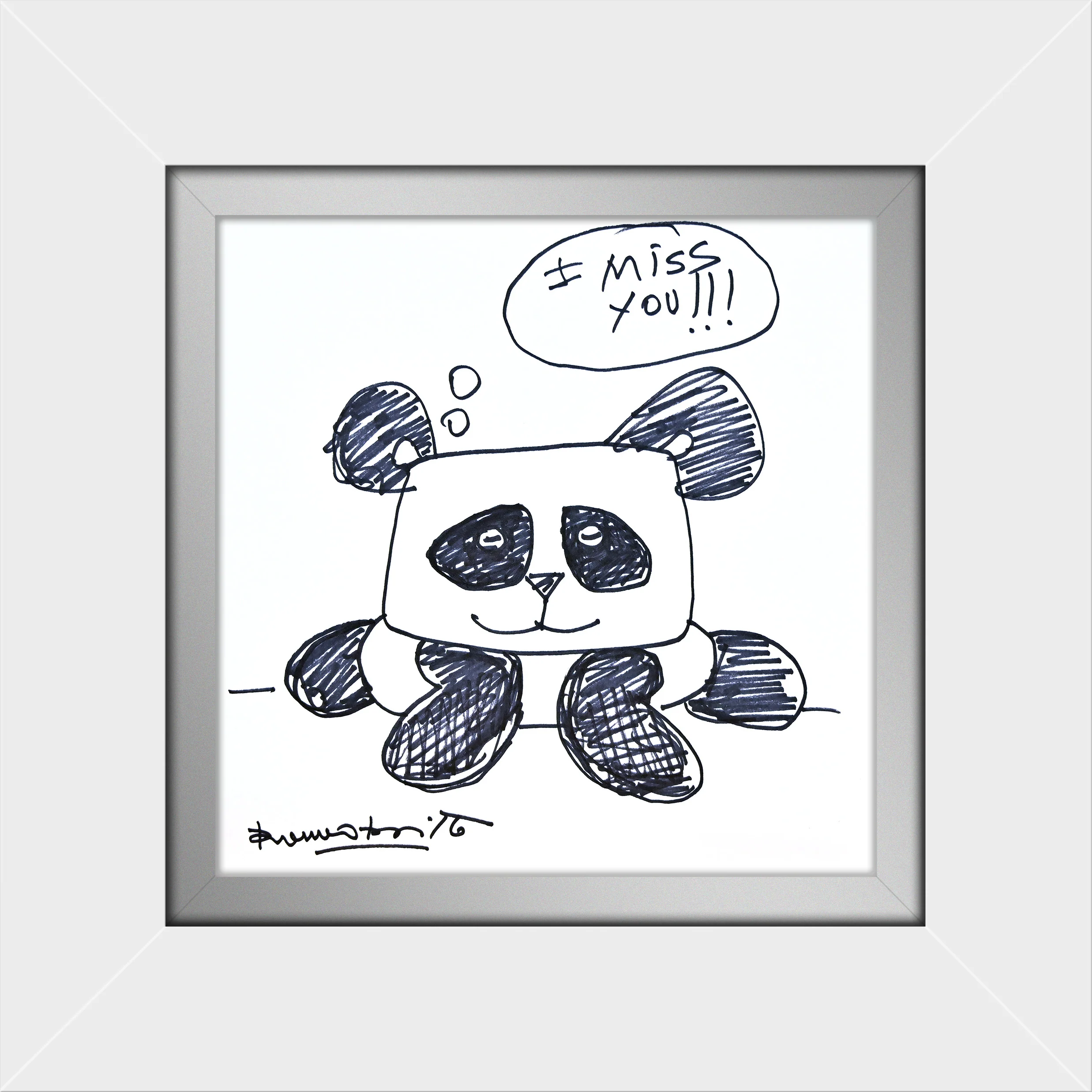 PANDA BEAR -  Original Drawing - Image 13