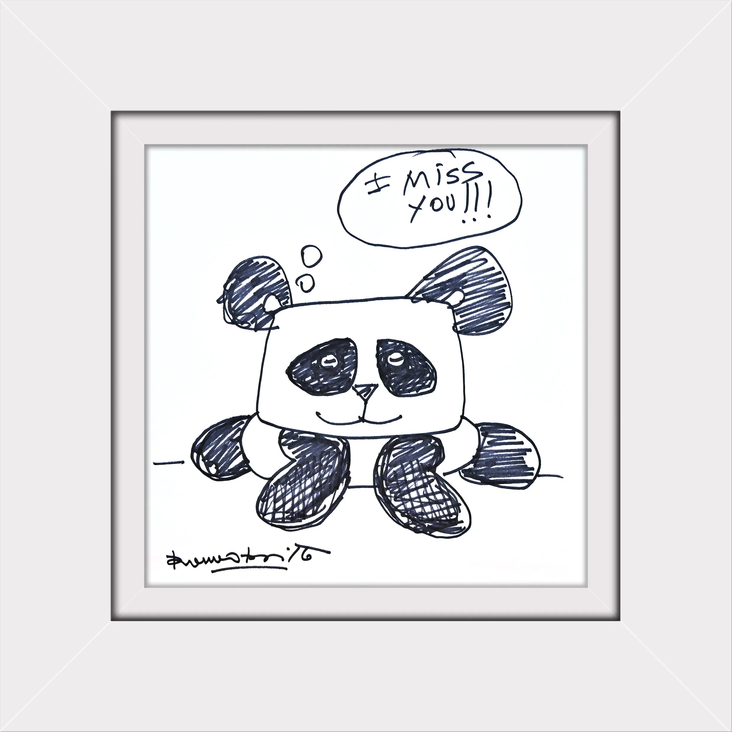 PANDA BEAR -  Original Drawing - Image 14
