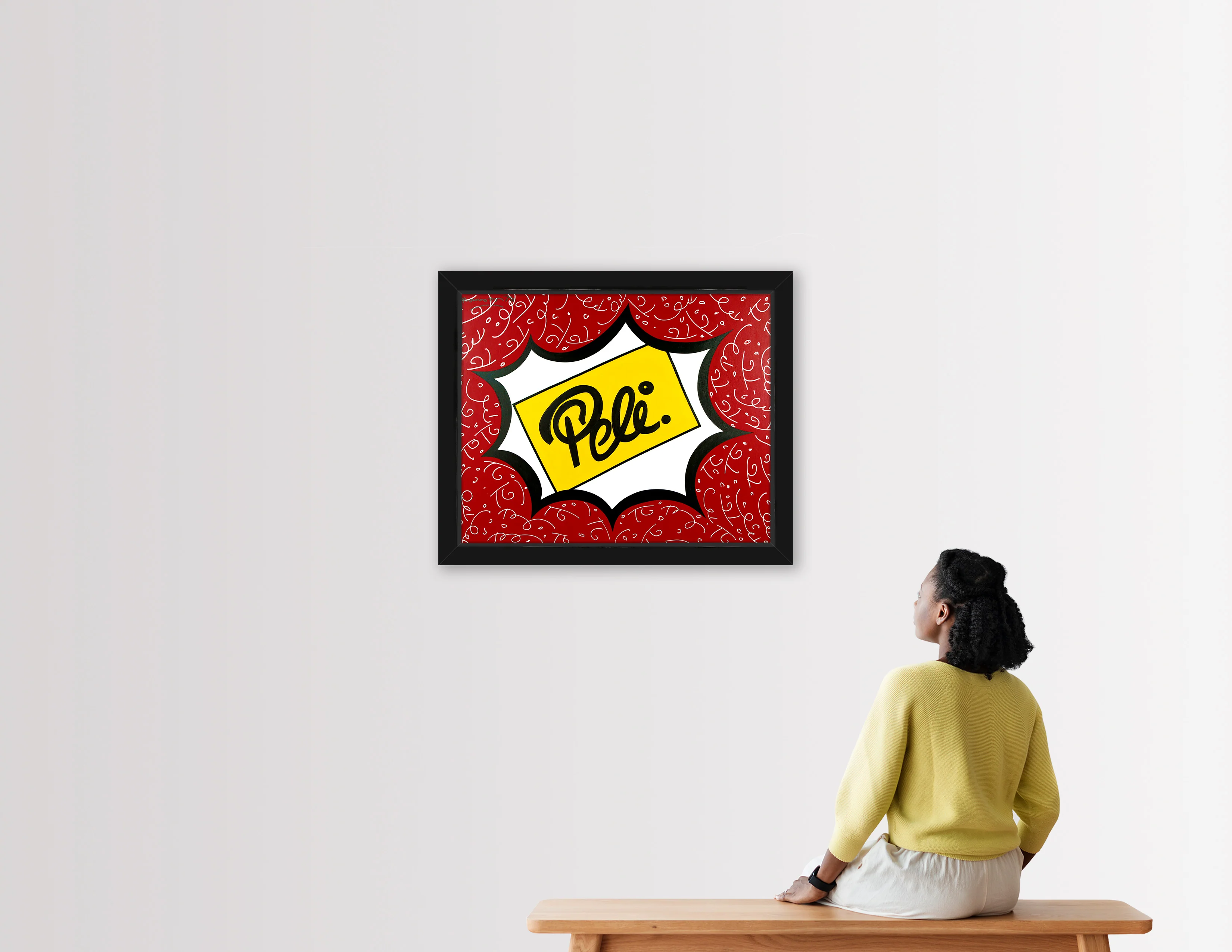 Pele Today - Original Painting - Image 3
