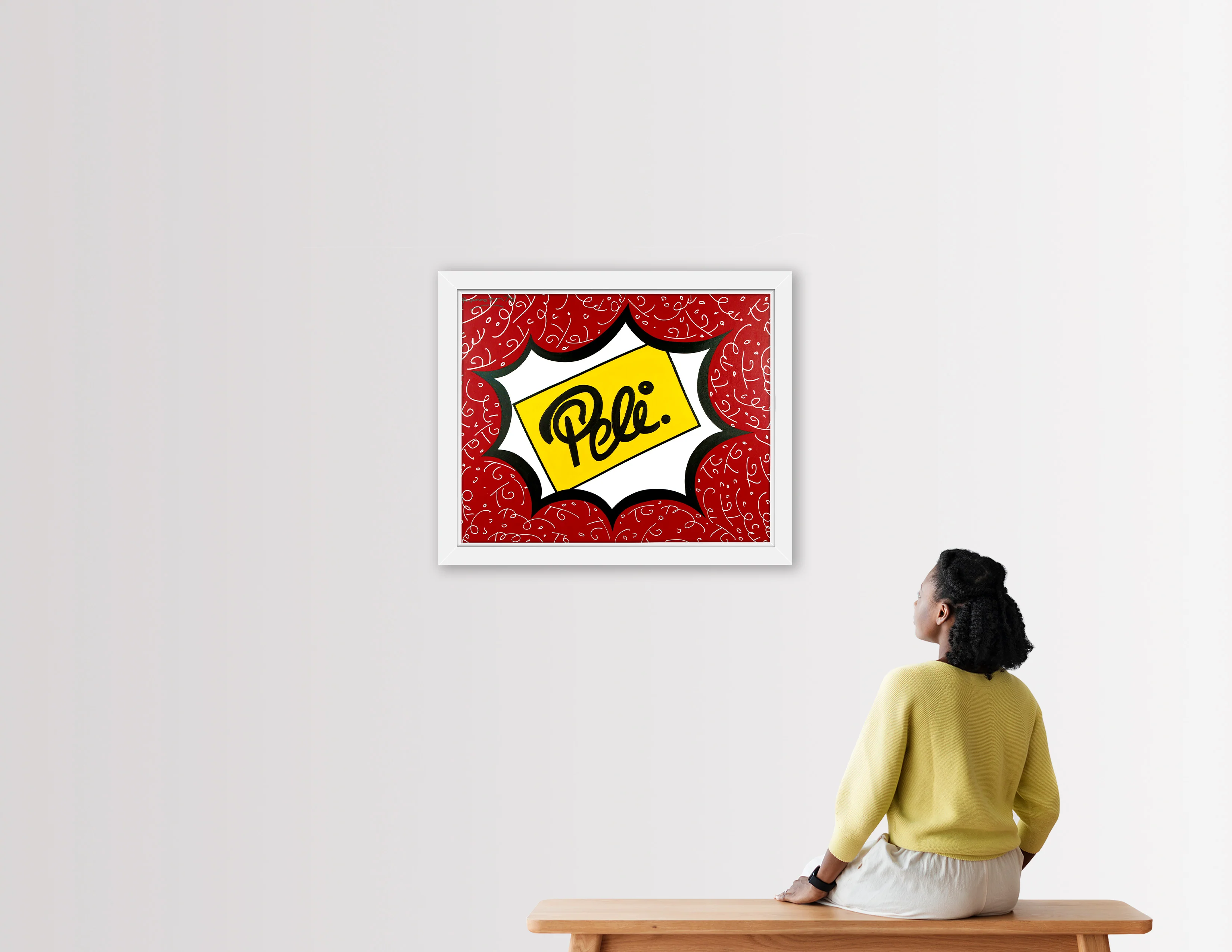 Pele Today - Original Painting - Image 4