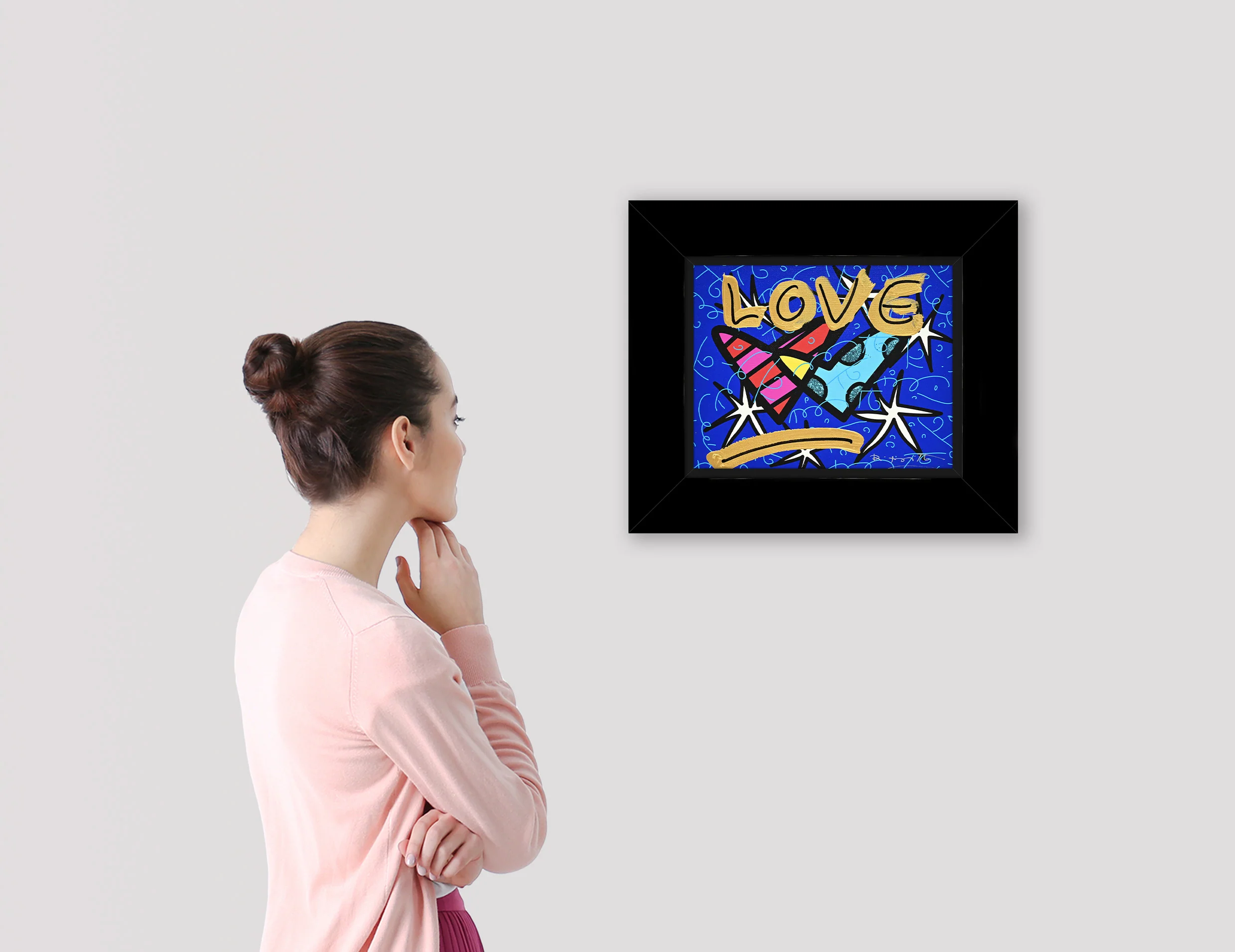 Perfect Love In The Twilight - Mixed Media Original - Image 3