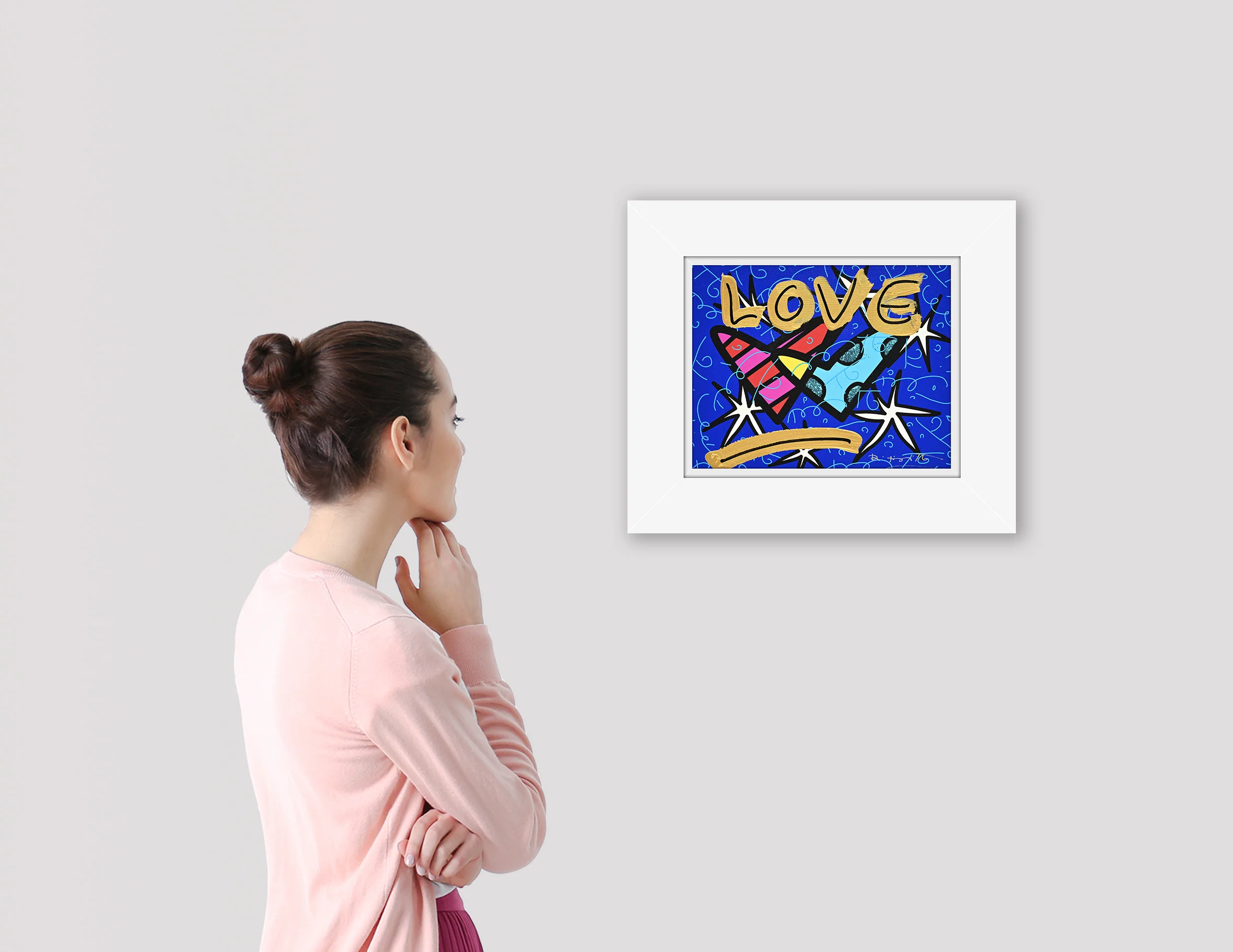 Perfect Love In The Twilight - Mixed Media Original - Image 4