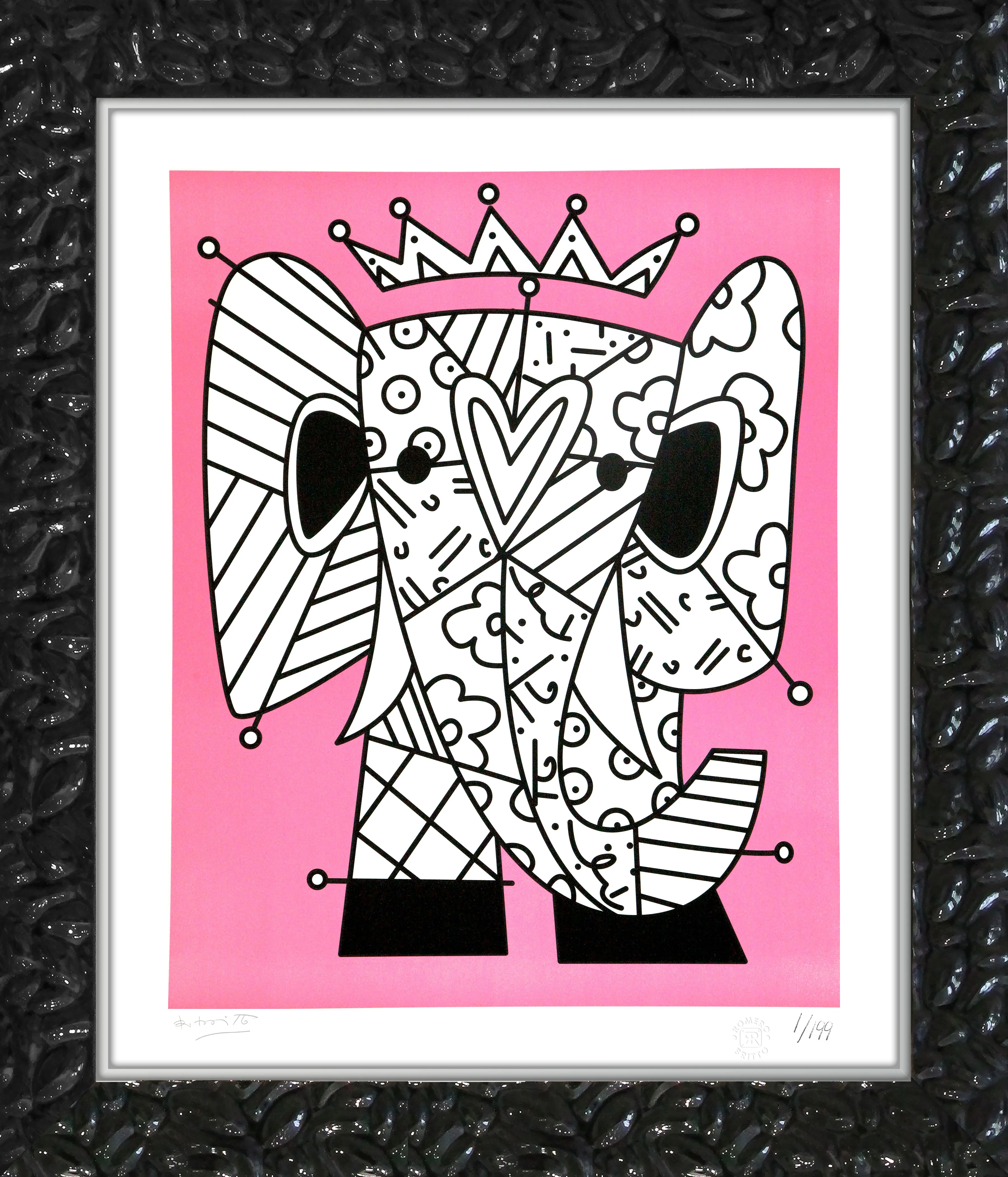 PINK ELEPHANT - Lithograph - Image 10