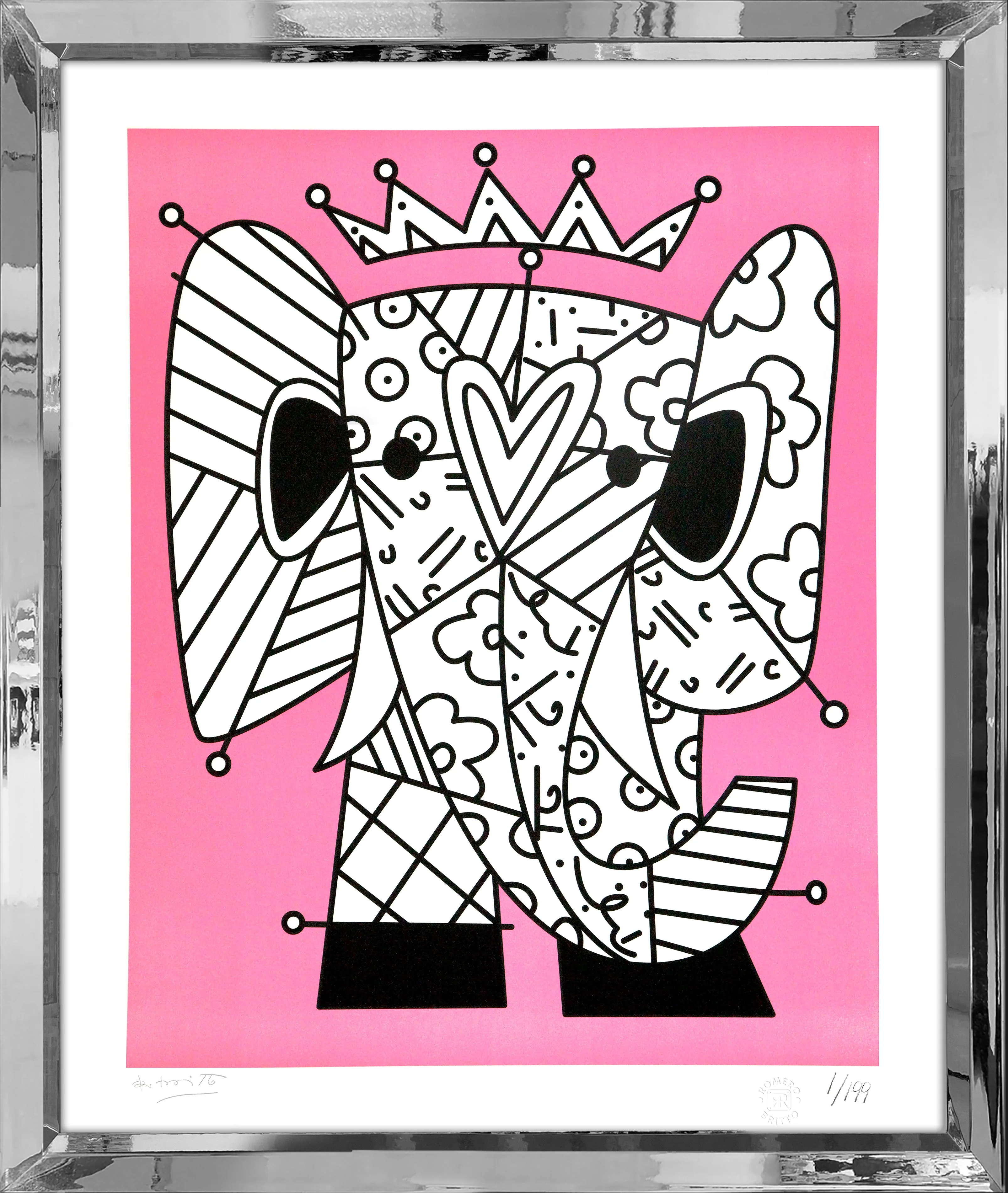 PINK ELEPHANT - Lithograph - Image 11