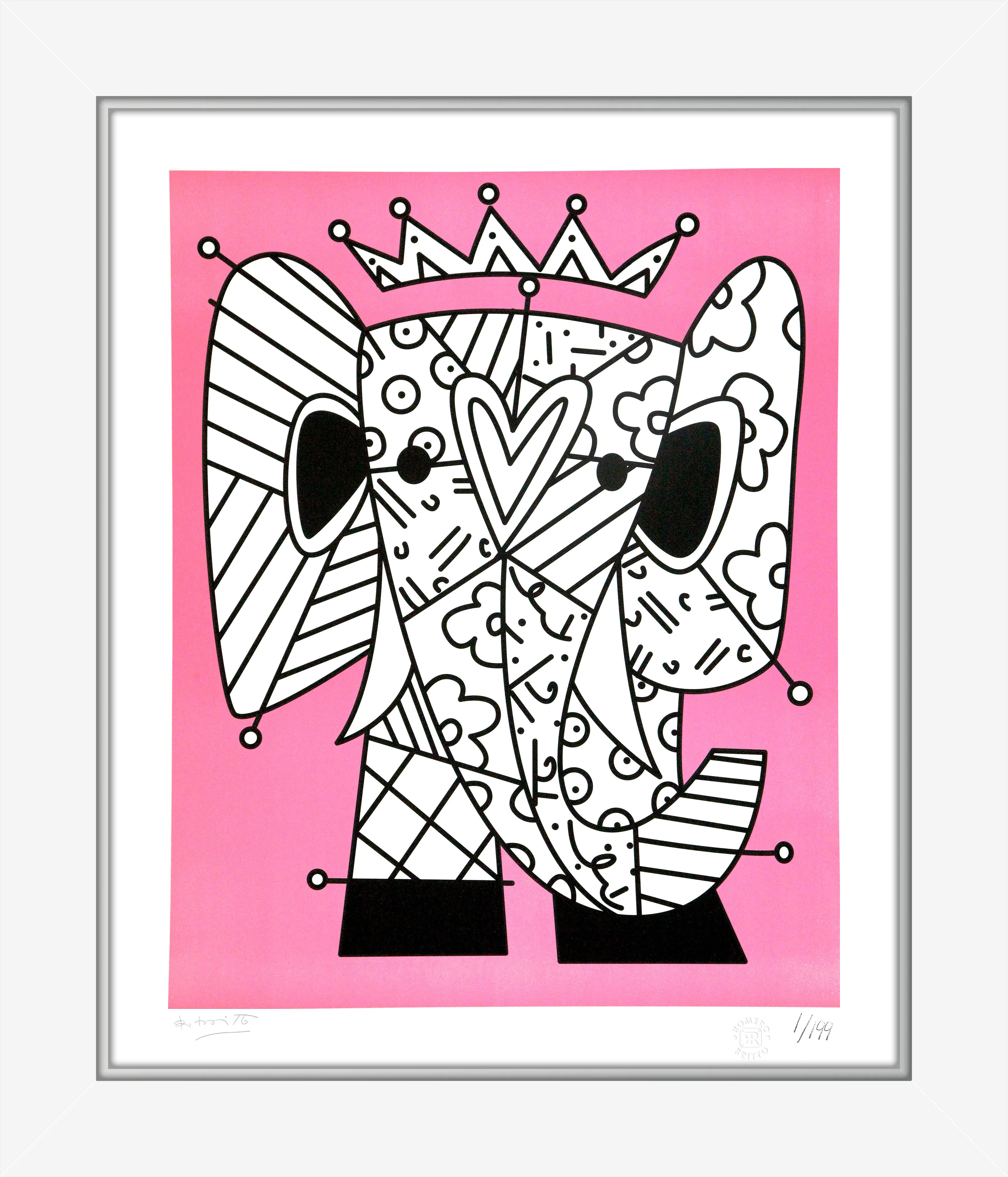 PINK ELEPHANT - Lithograph - Image 14