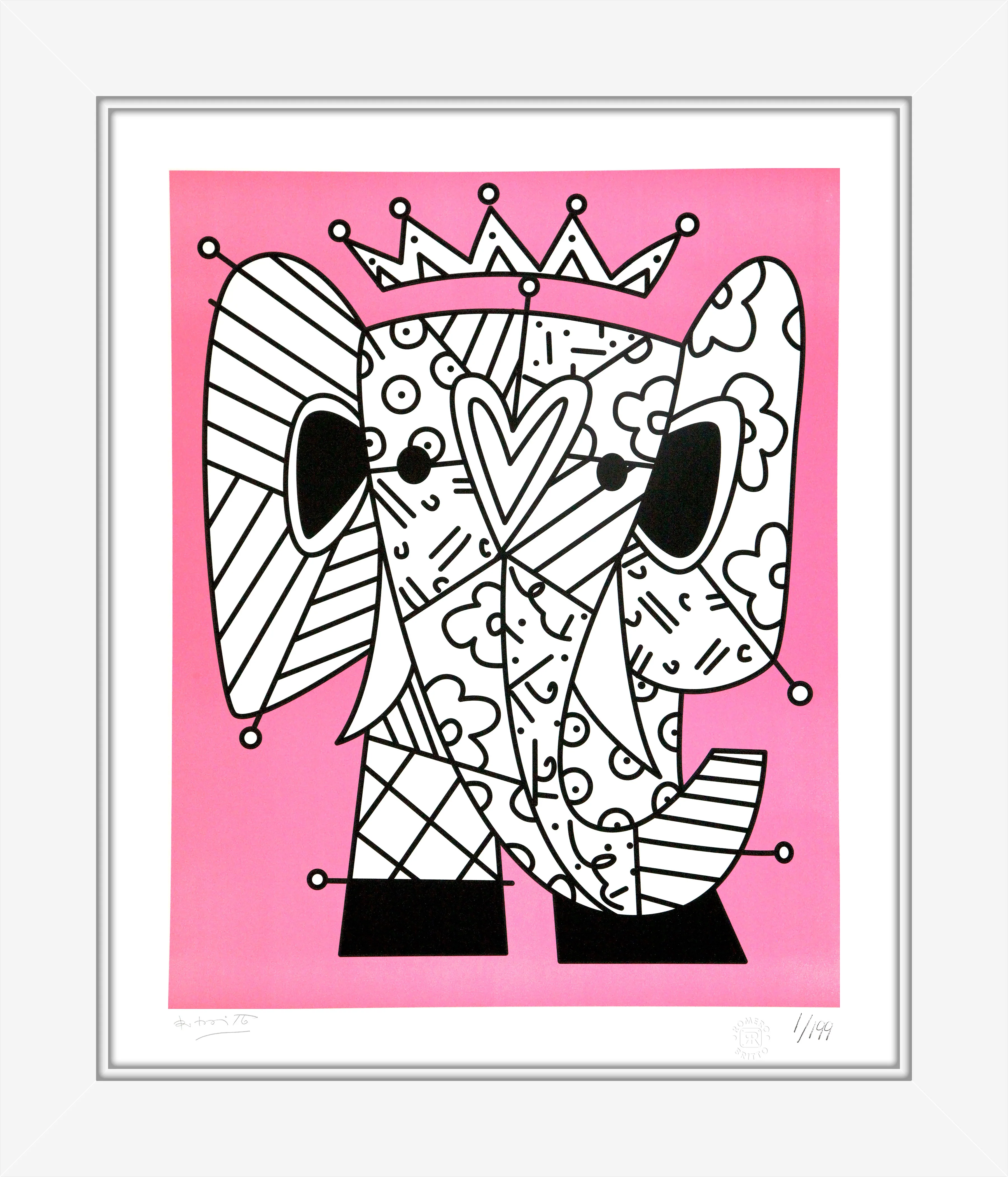 PINK ELEPHANT - Lithograph - Image 15