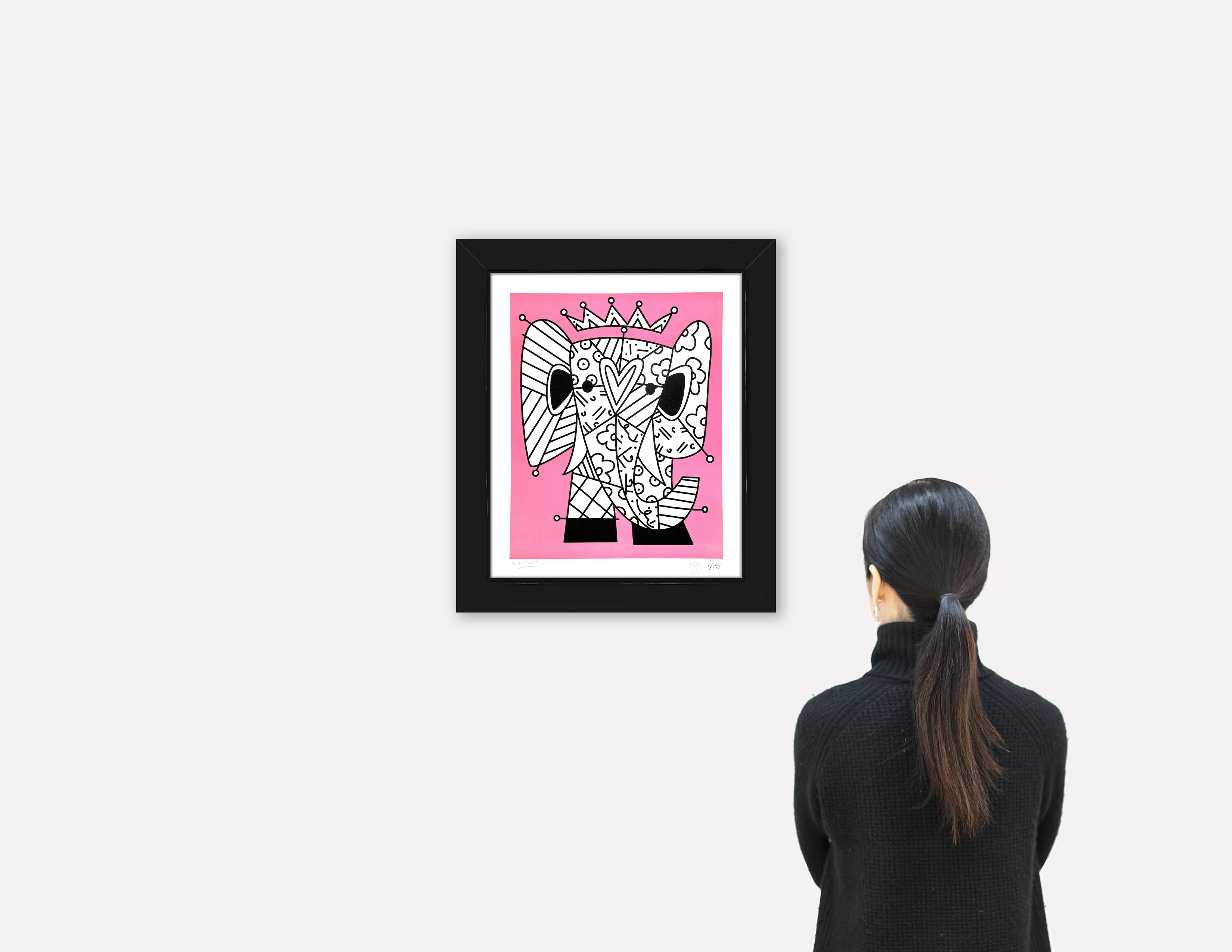 PINK ELEPHANT - Lithograph - Image 2