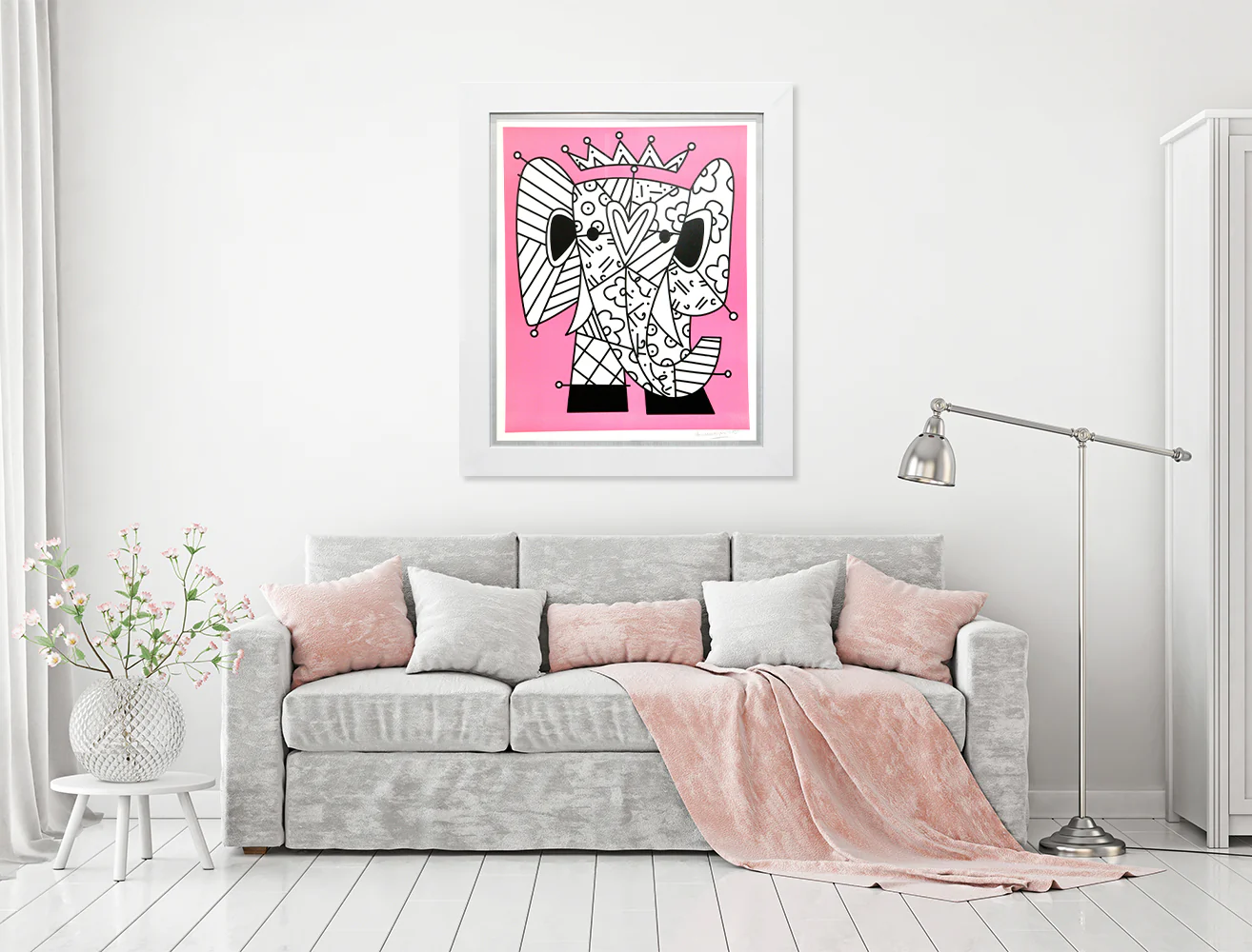 PINK ELEPHANT - Lithograph - Image 4