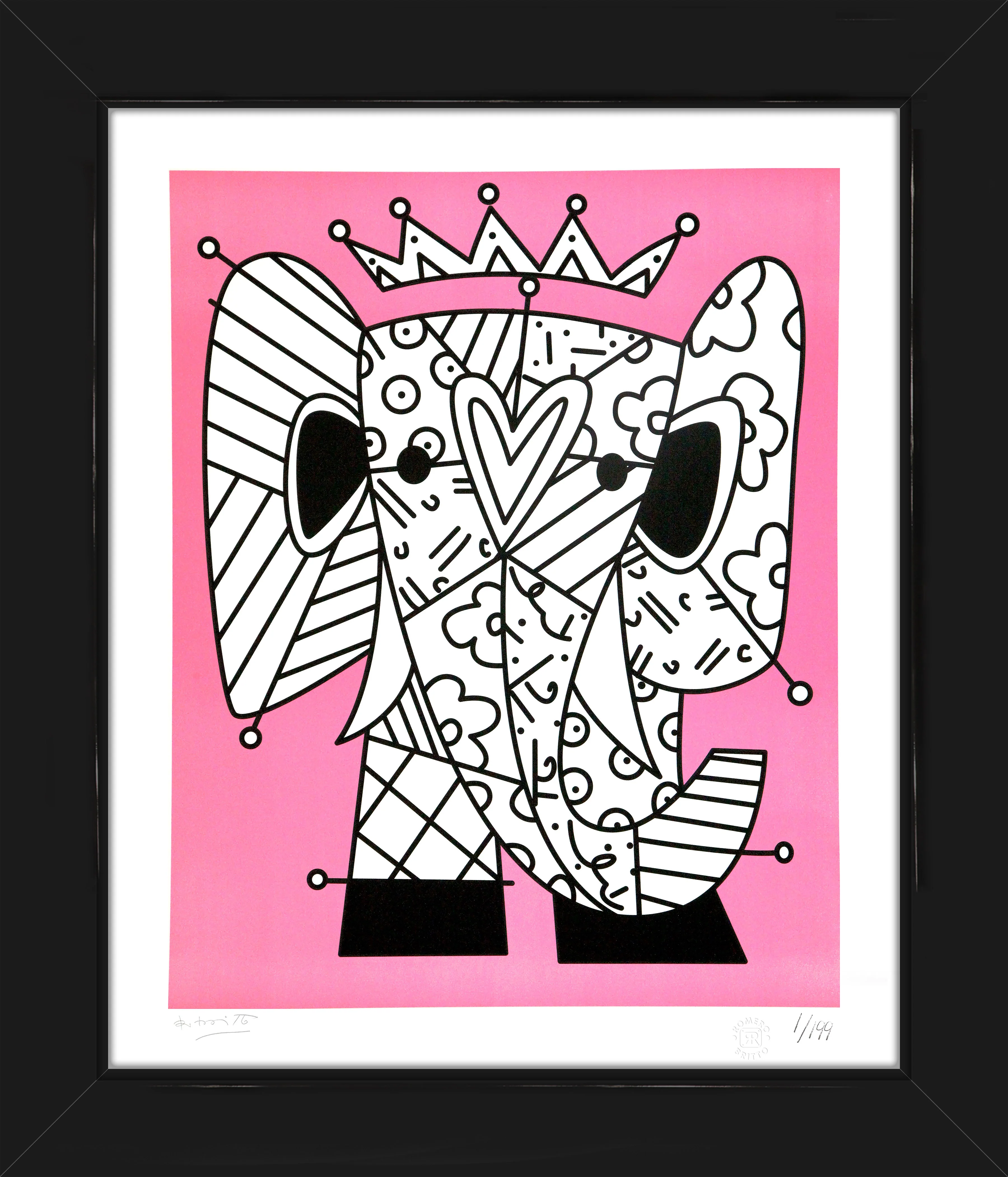PINK ELEPHANT - Lithograph - Image 5