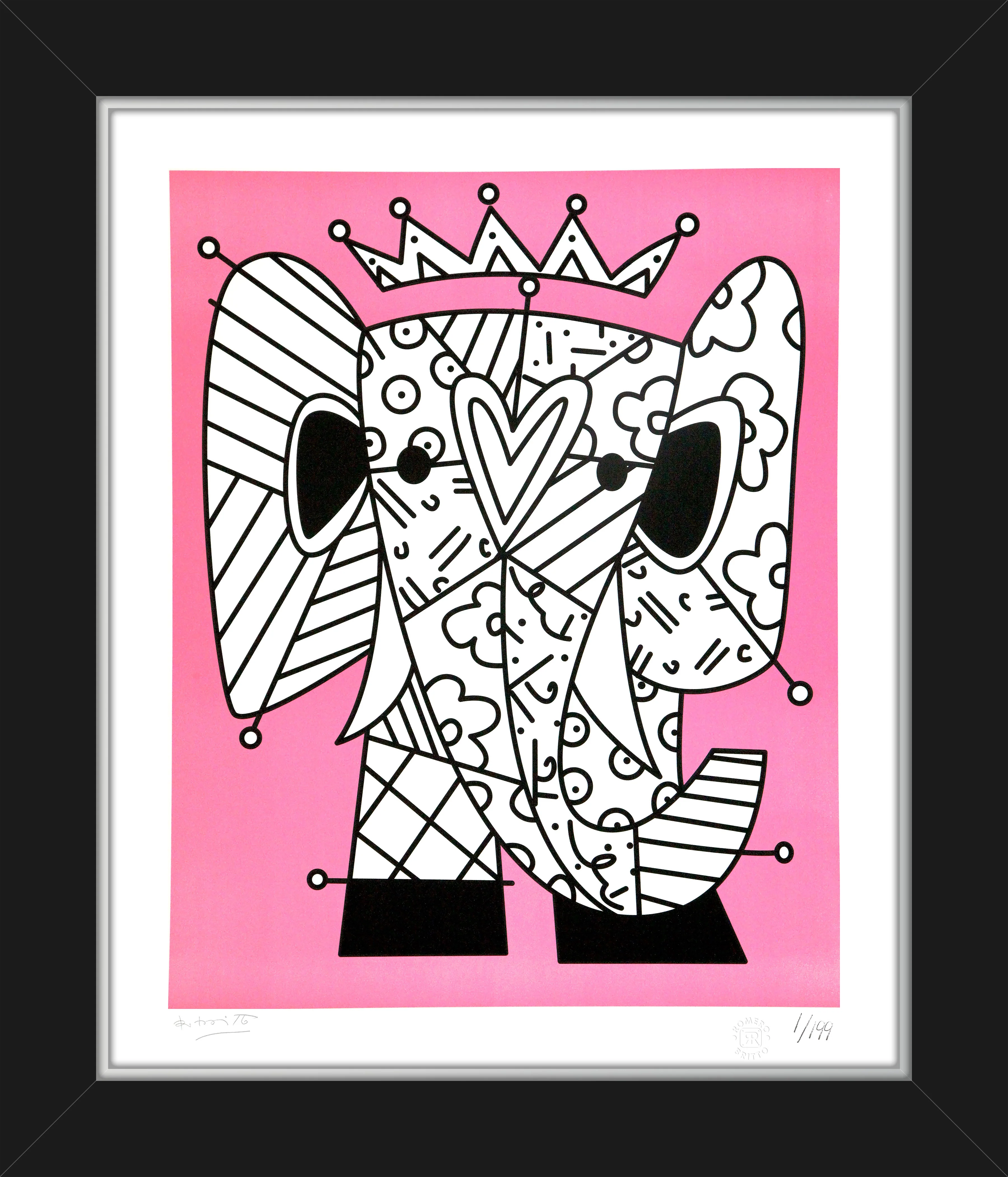 PINK ELEPHANT - Lithograph - Image 6