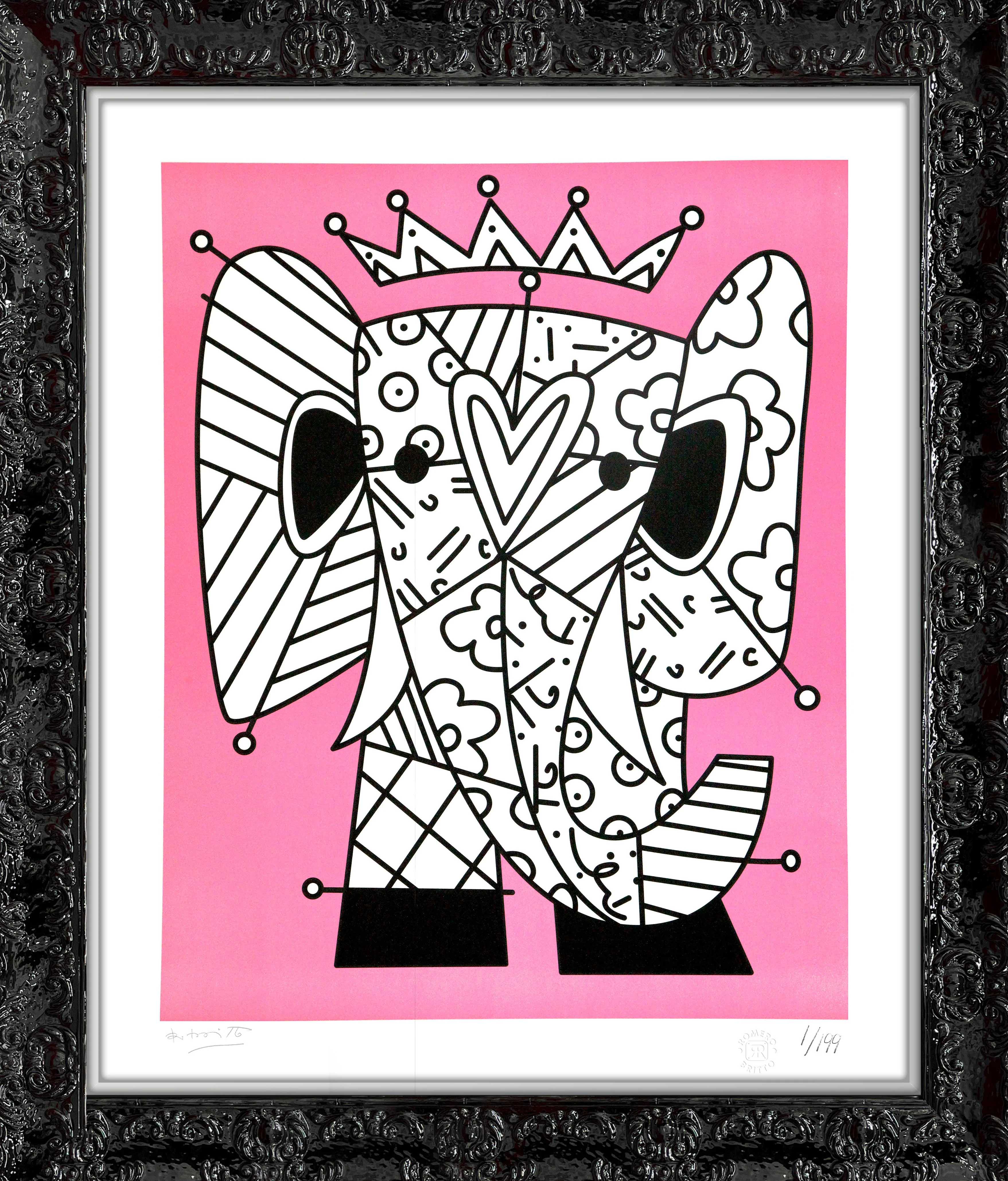 PINK ELEPHANT - Lithograph - Image 8