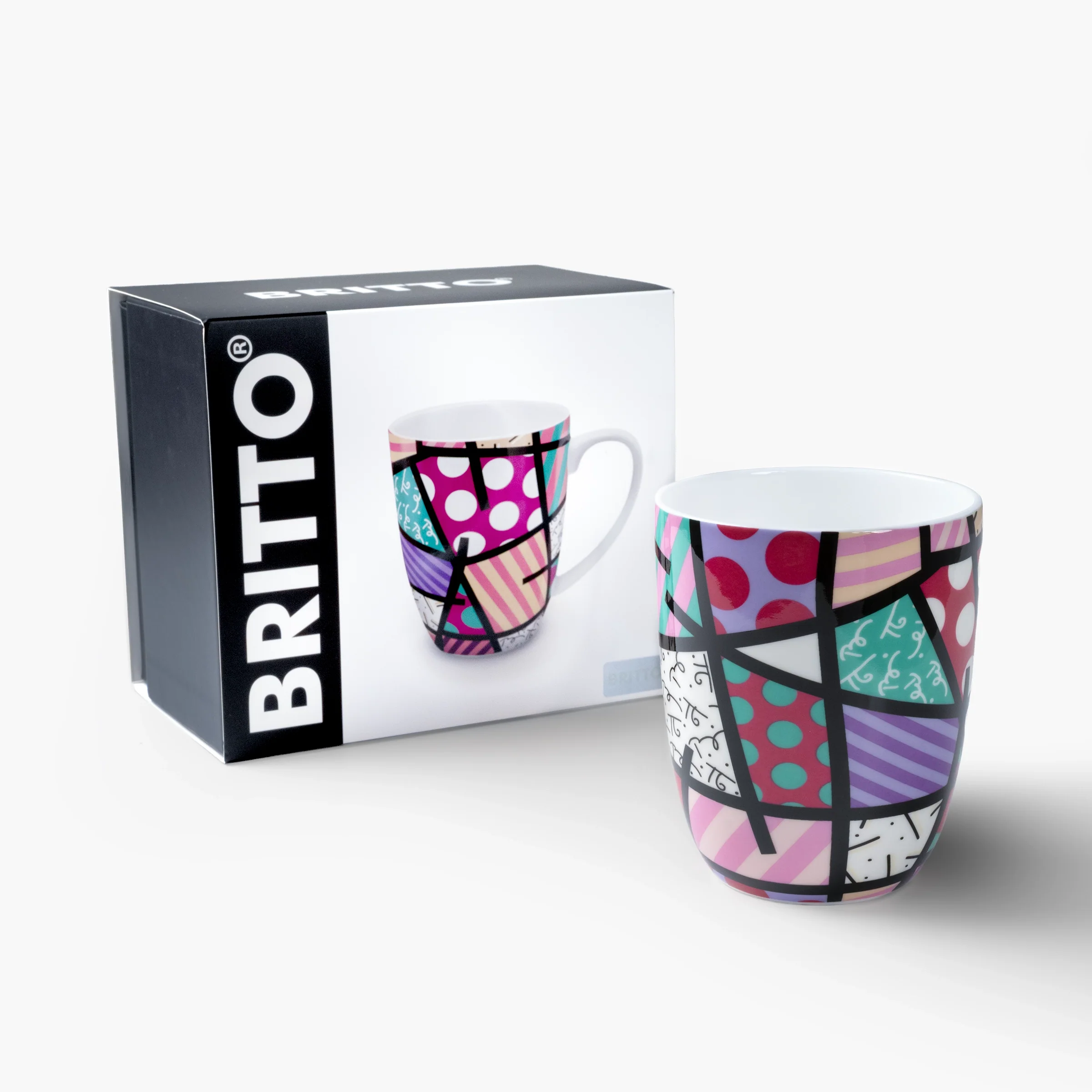Pink Landscape Britto Coffee Mug - Image 5