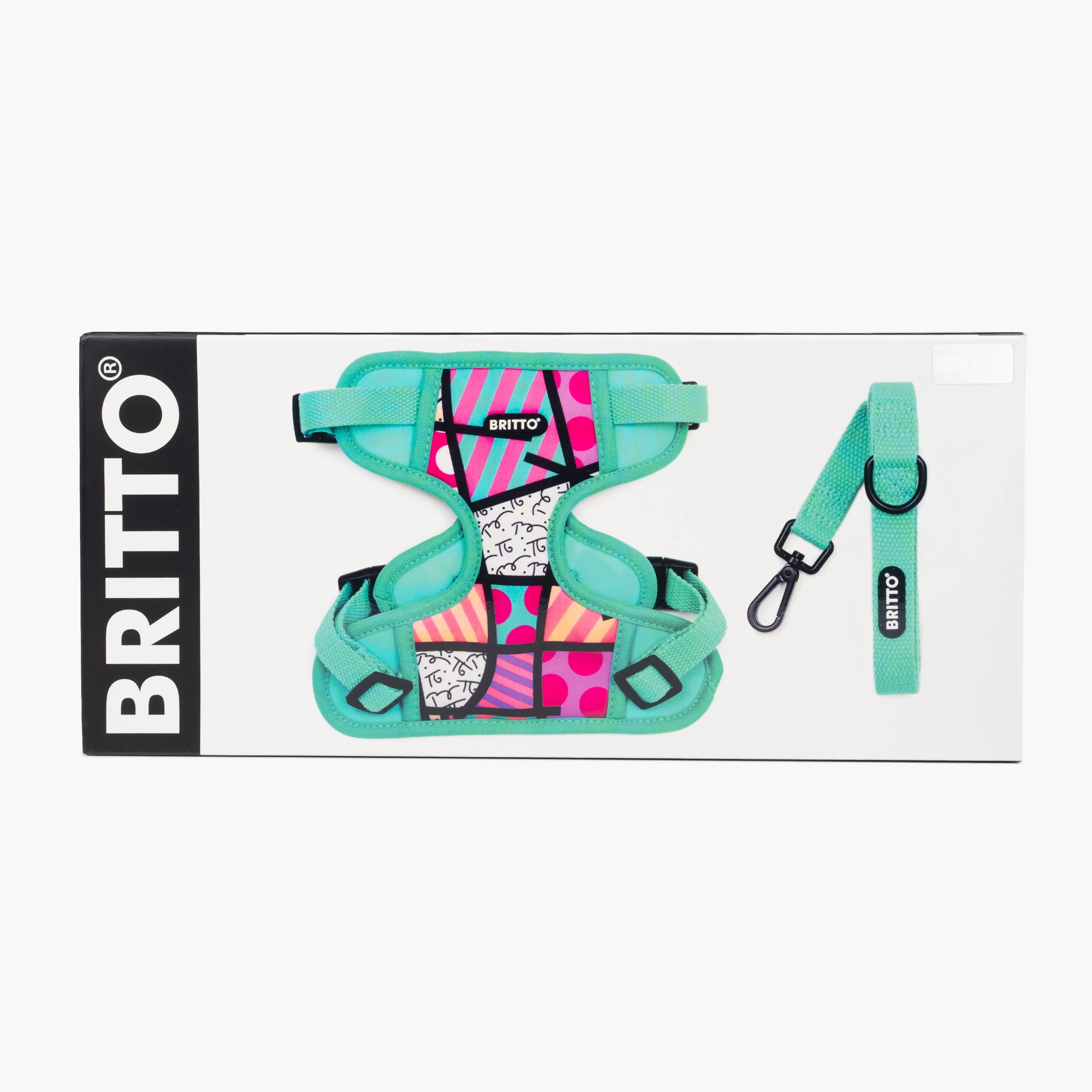 Pink Landscape Britto Pet Harness - Image 7