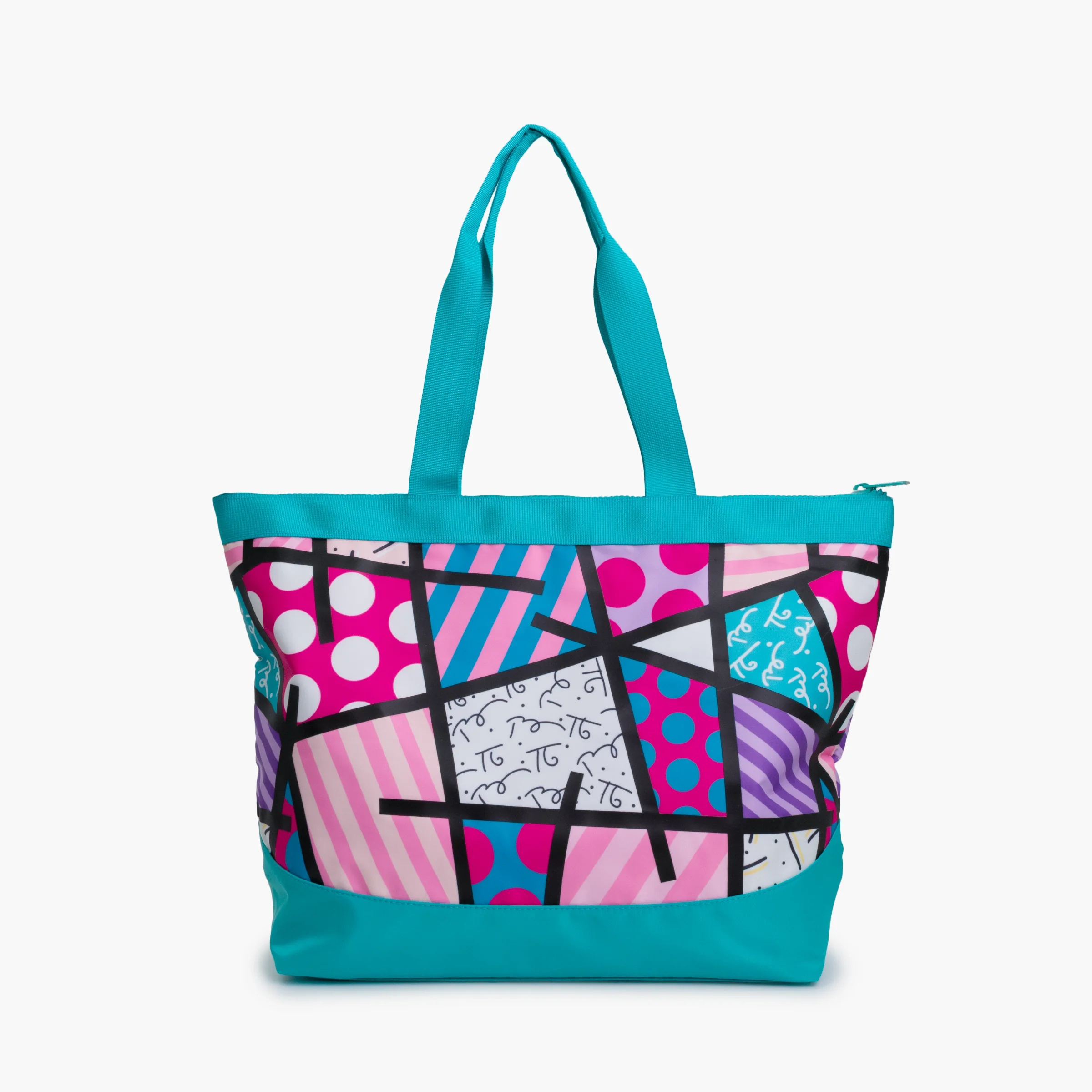 Pink Landscape Britto Tote Bag - Image 3