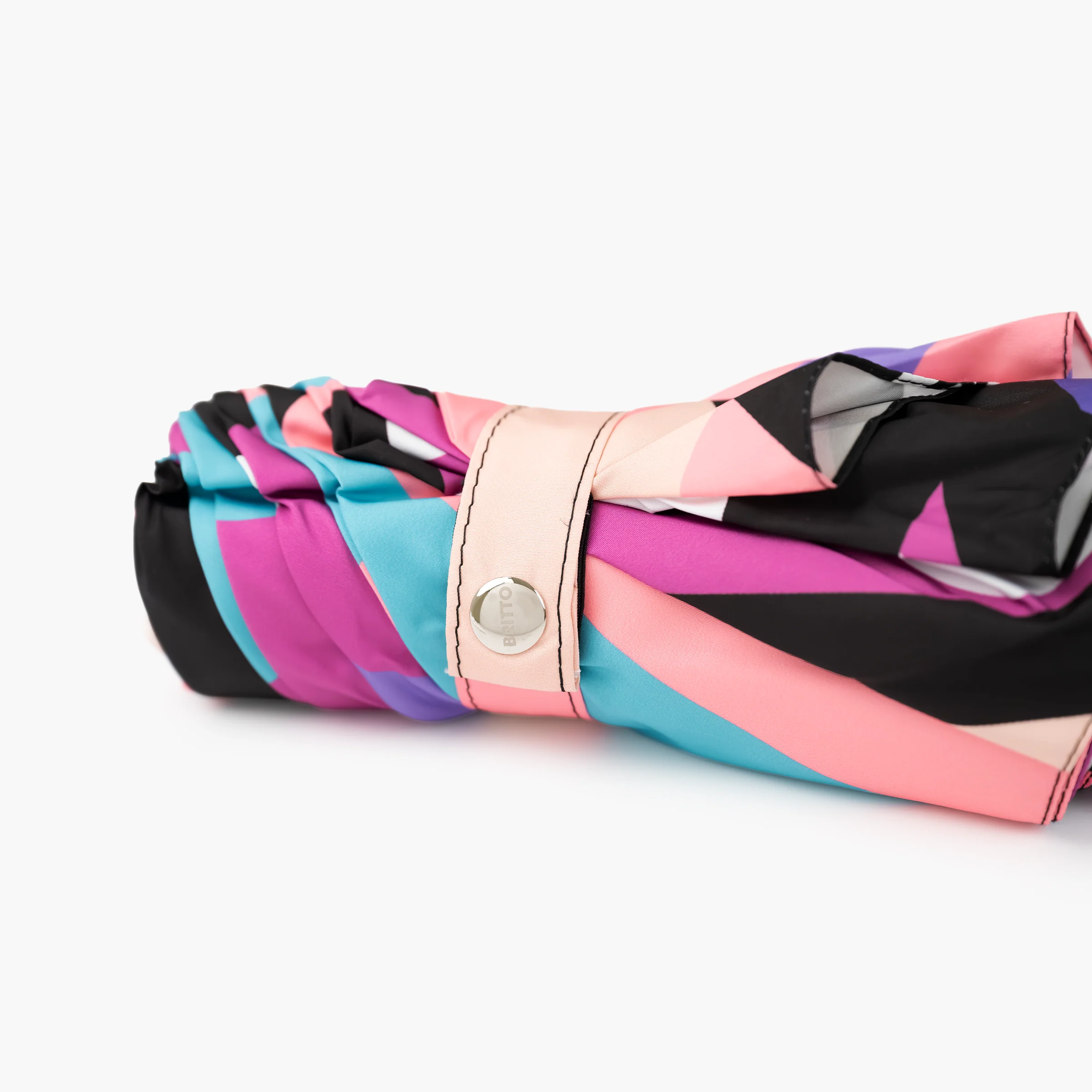 Pink Landscape Britto Umbrella - Image 4