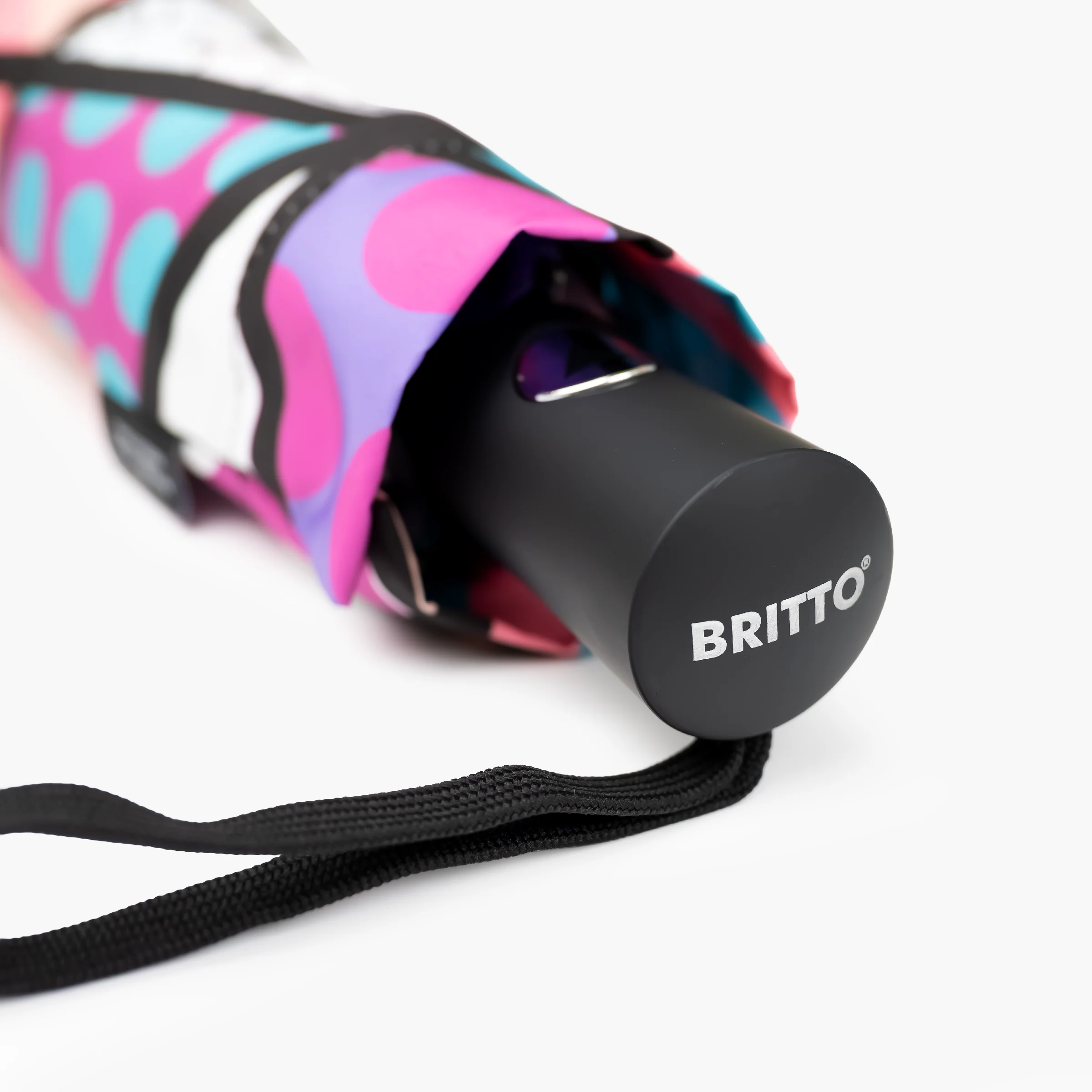 Pink Landscape Britto Umbrella - Image 5