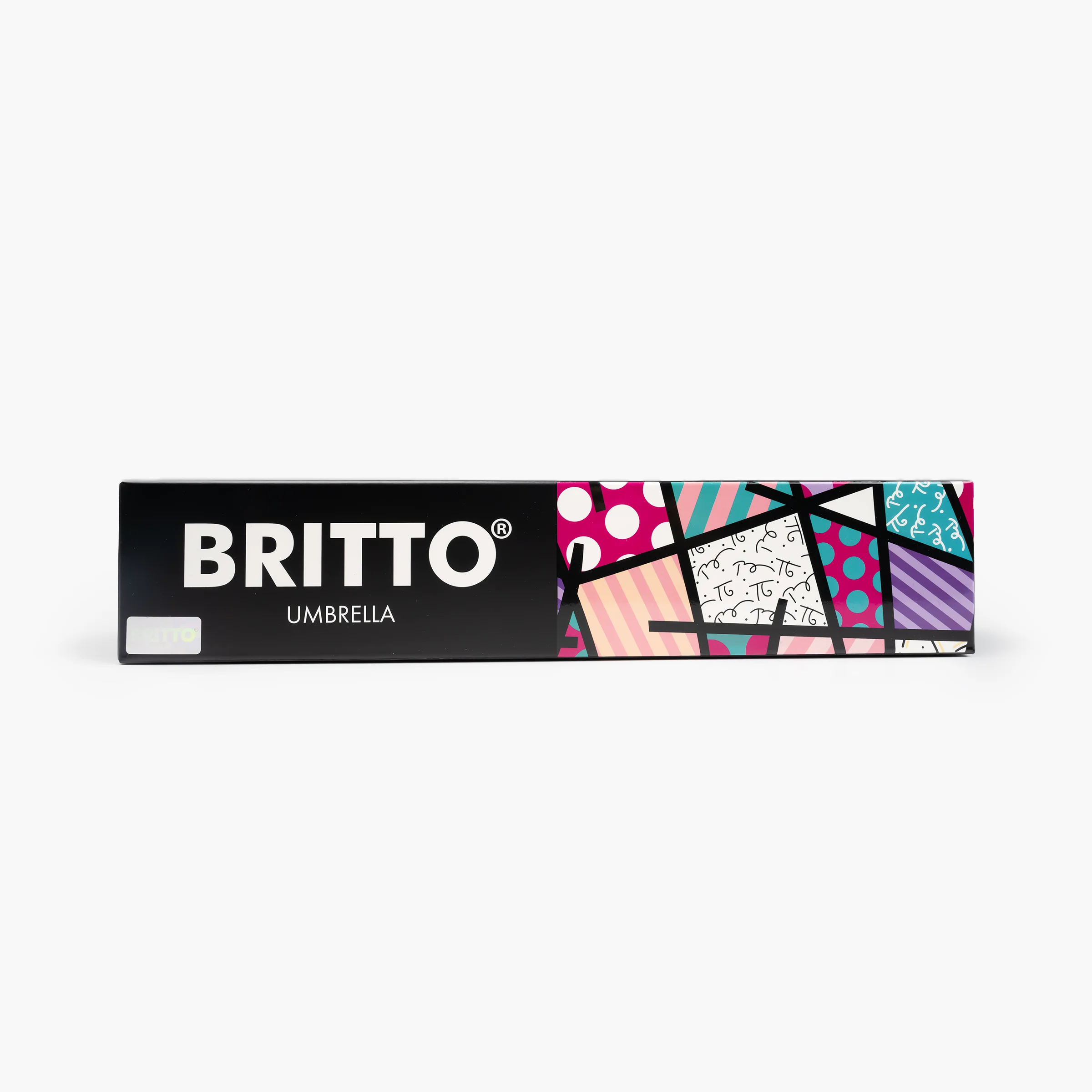 Pink Landscape Britto Umbrella - Image 7