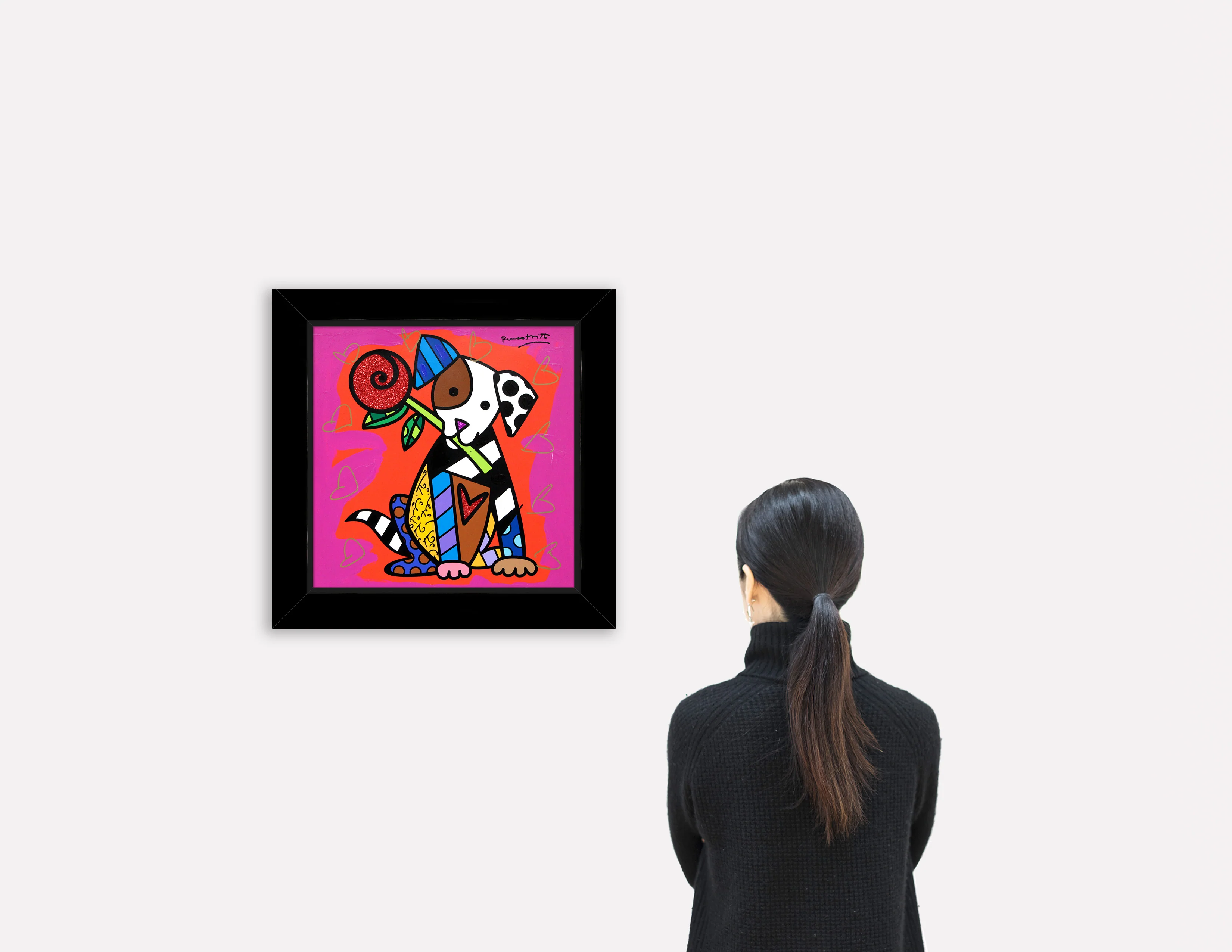 Puppy Love - Mixed Media Original - Image 3