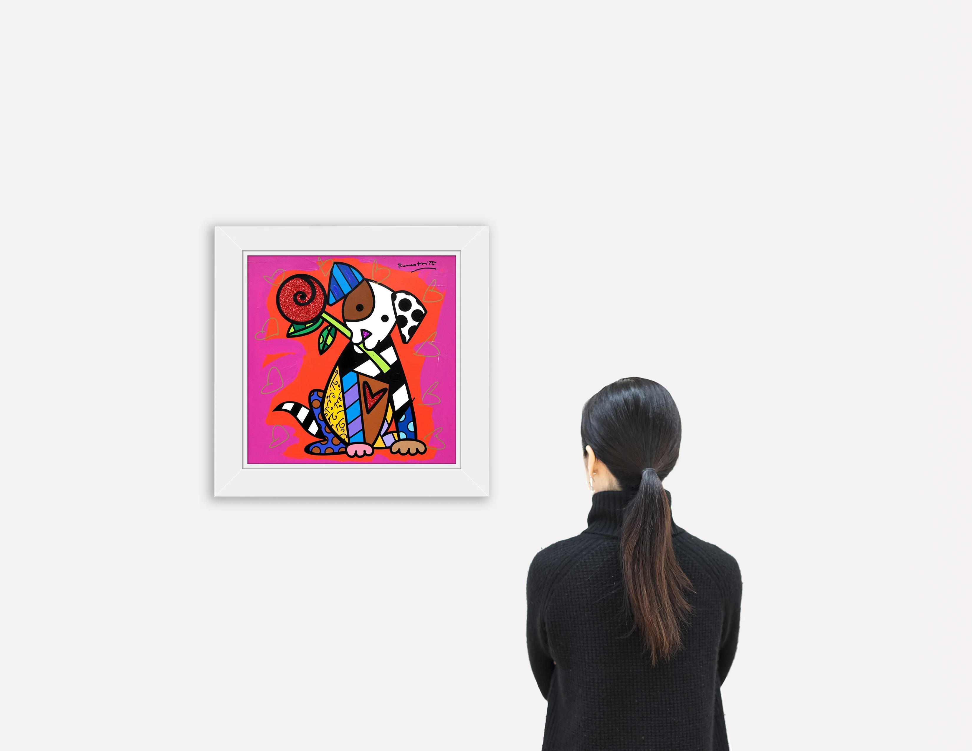 Puppy Love - Mixed Media Original - Image 4