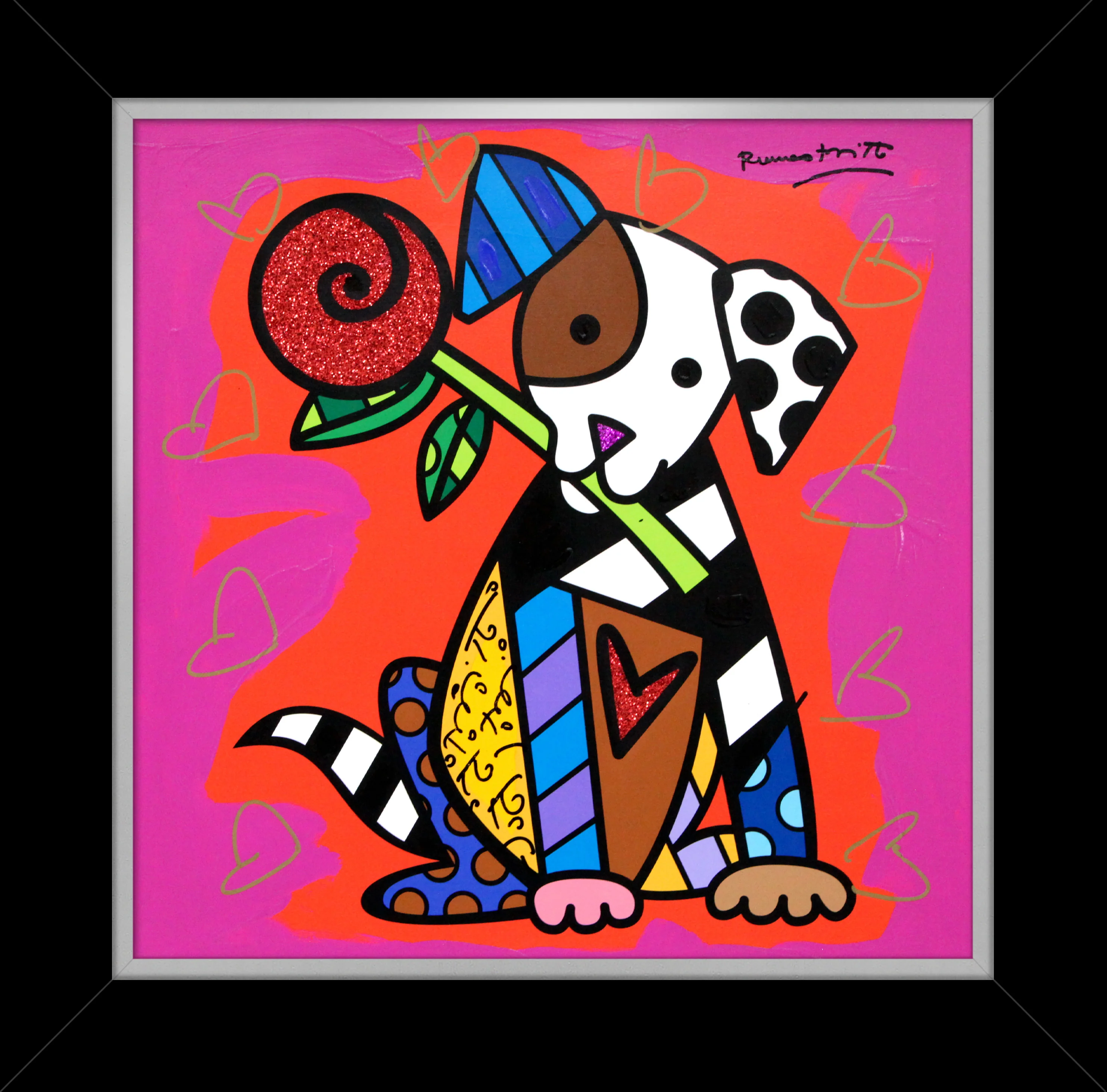 Puppy Love - Mixed Media Original - Image 8