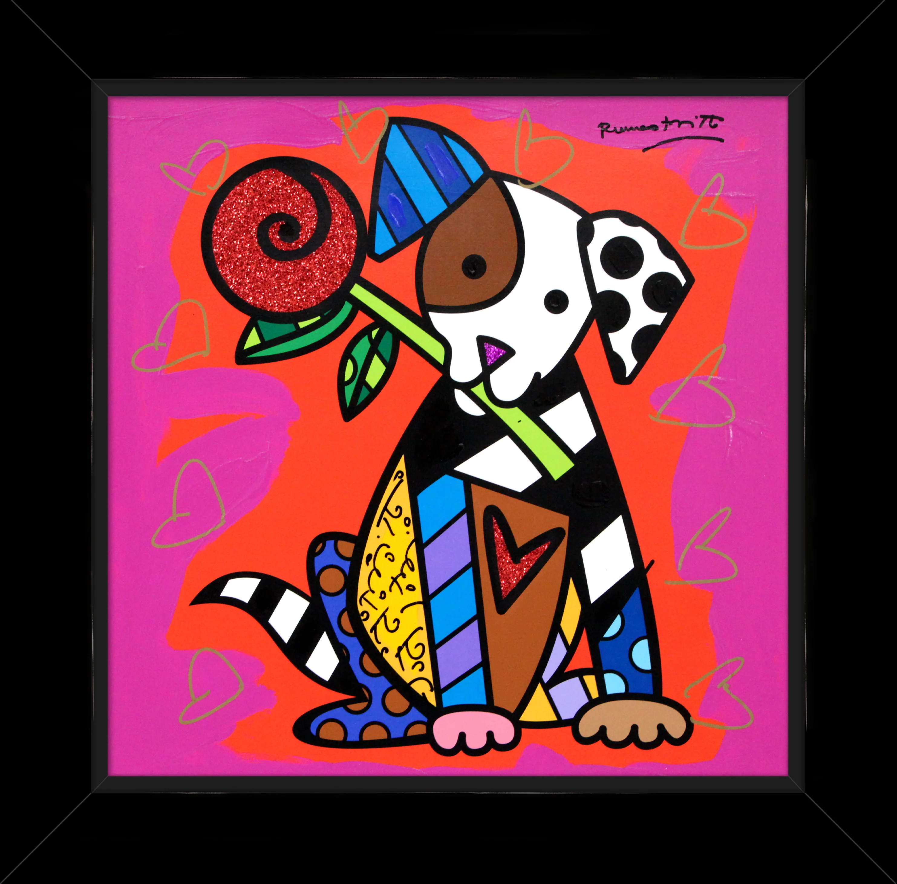 Puppy Love - Mixed Media Original - Image 9